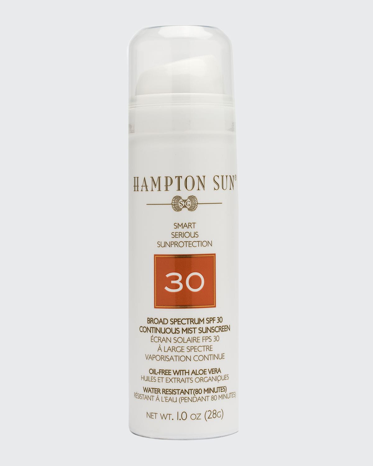 Hampton Sun SPF 30 Continuous Mist Sunscreen (Travel Size), 1 oz.