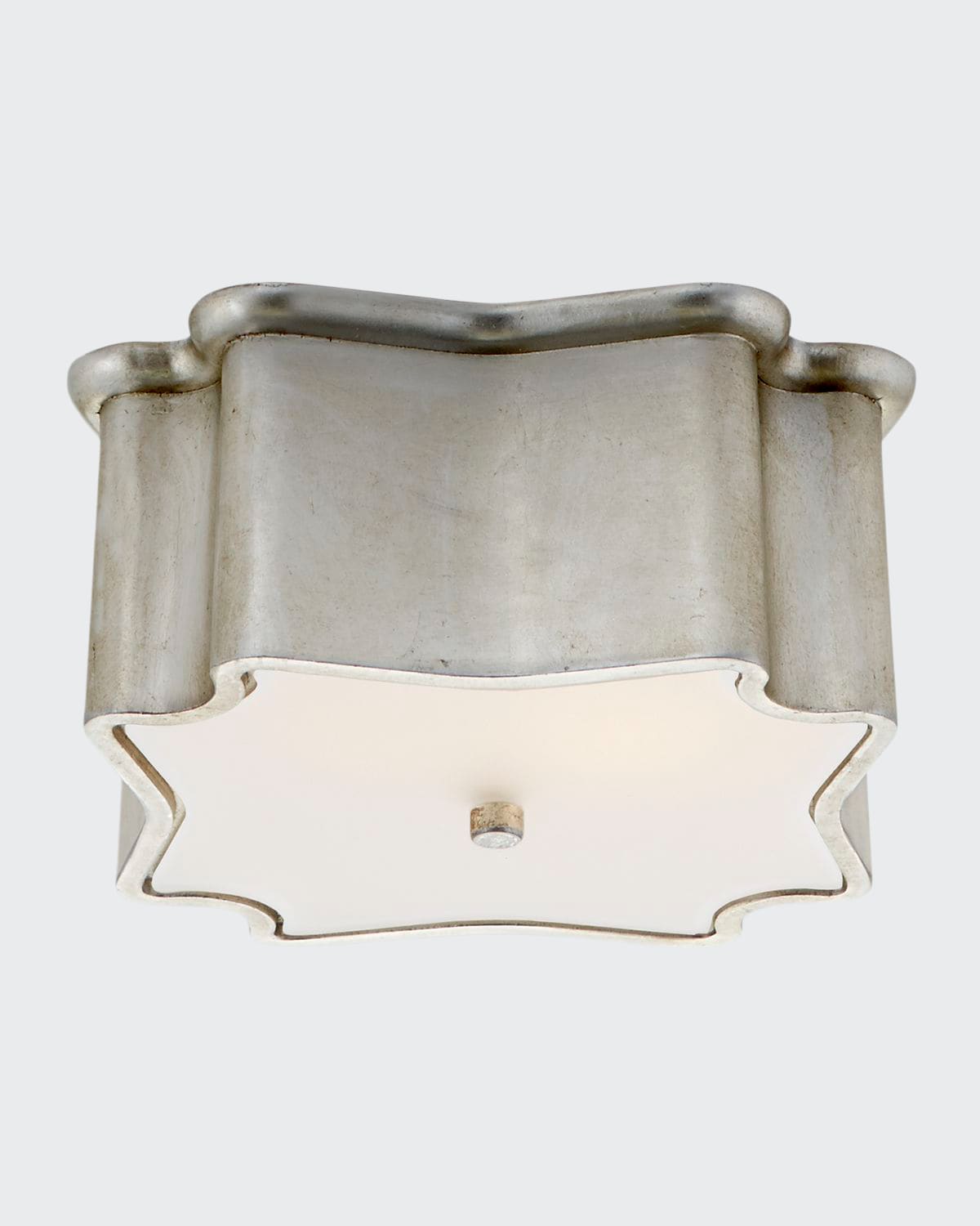 Aerin Bolsena Deco Flush Mount Light In Gray