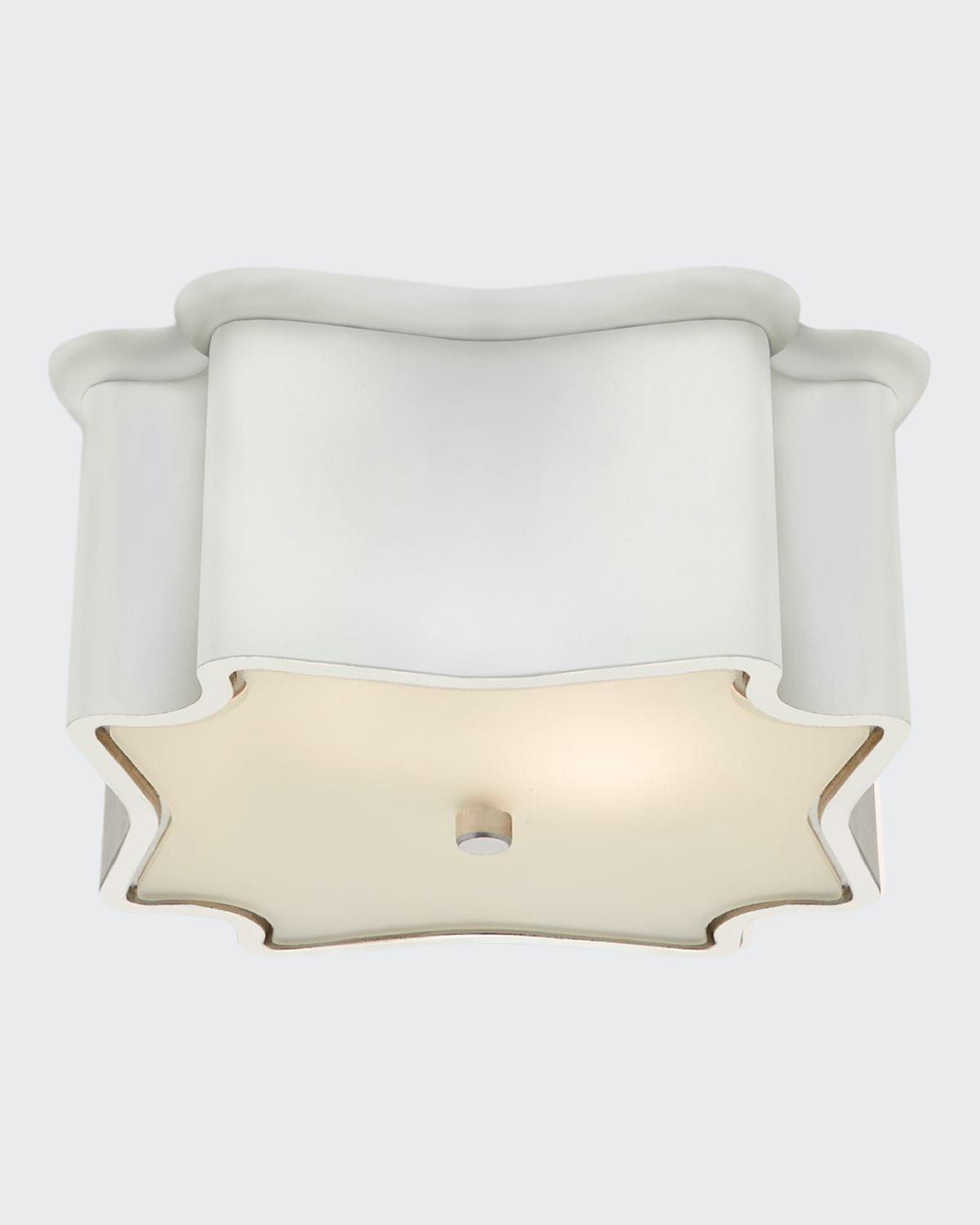 Aerin Bolsena Deco Flush Mount Light In White