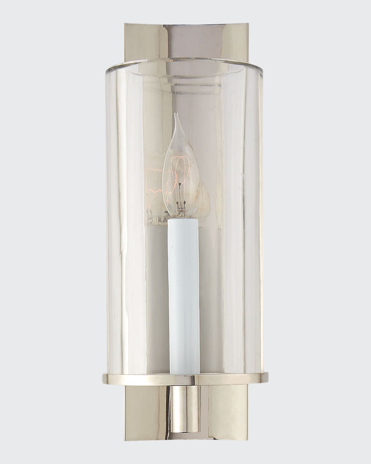 Aerin Deauville Single Sconce Light In Silver