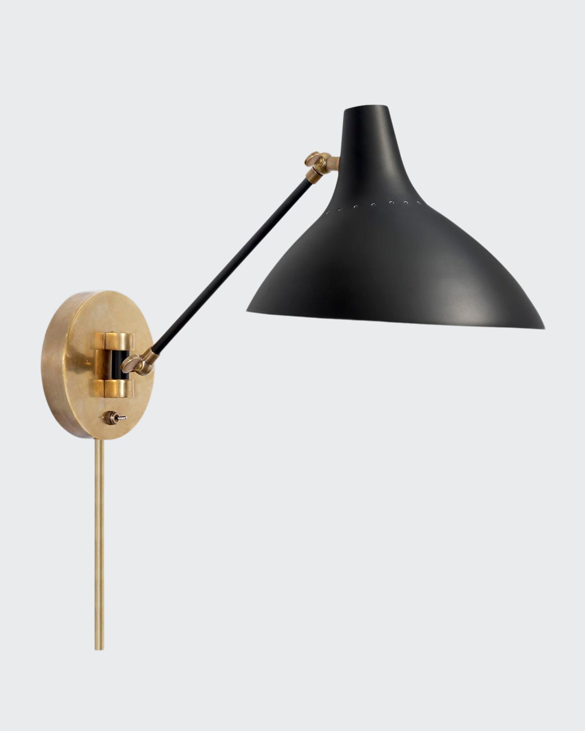 Aerin Charlton Wall Light In Black And Gold