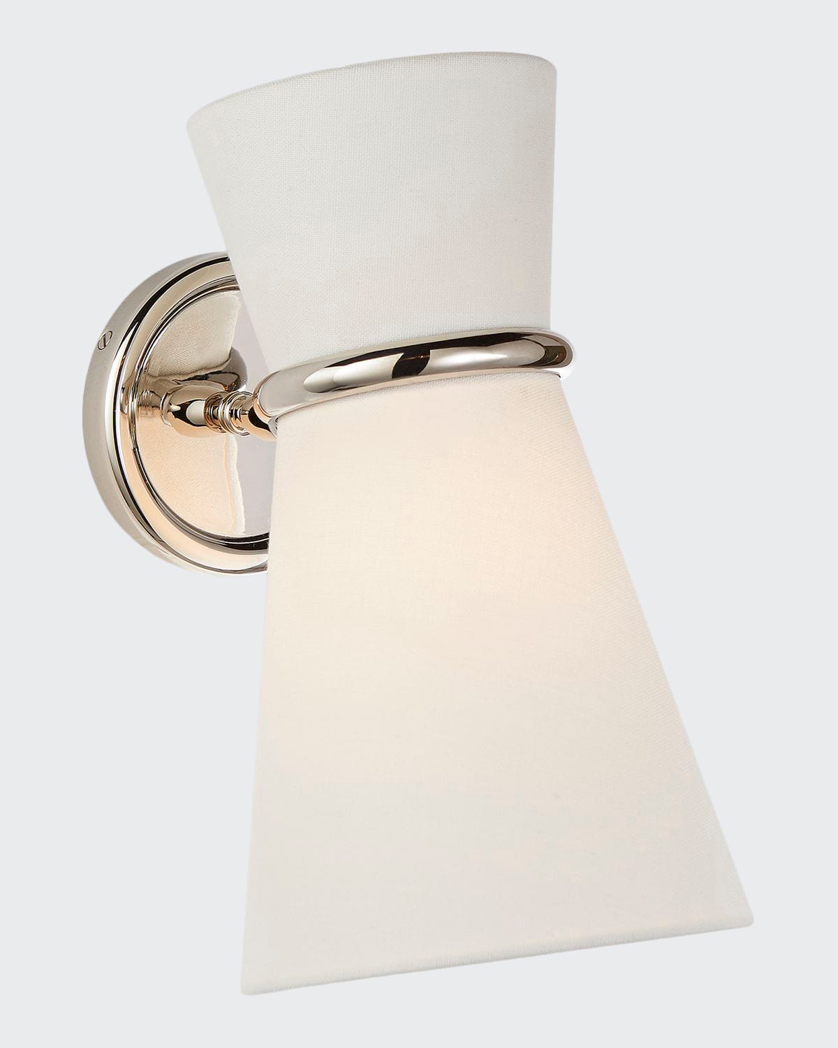 Aerin Clarkson Small Single Pivoting Sconce Light In Silver