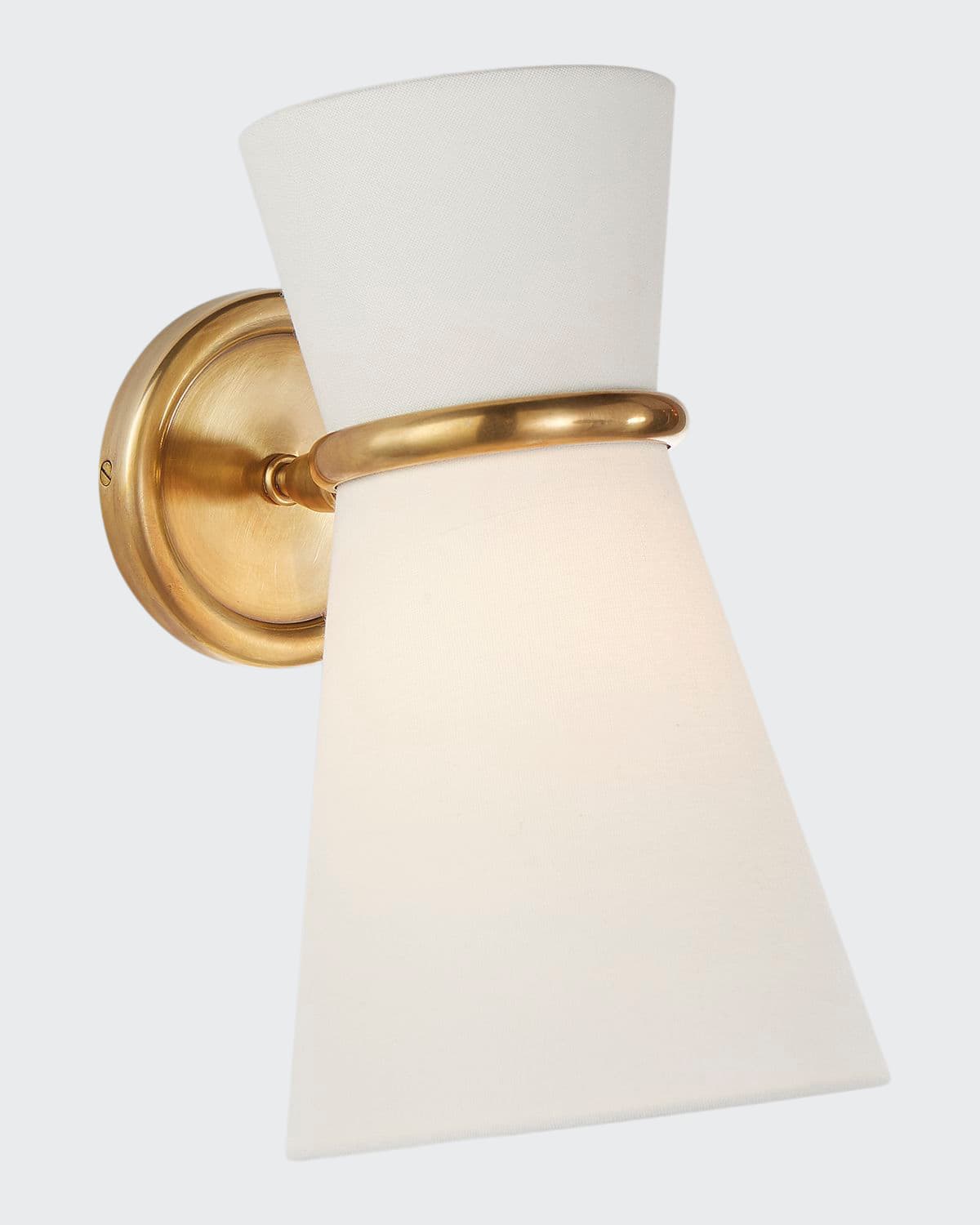 Aerin Clarkson Small Single Pivoting Sconce Light In Polished Nickel