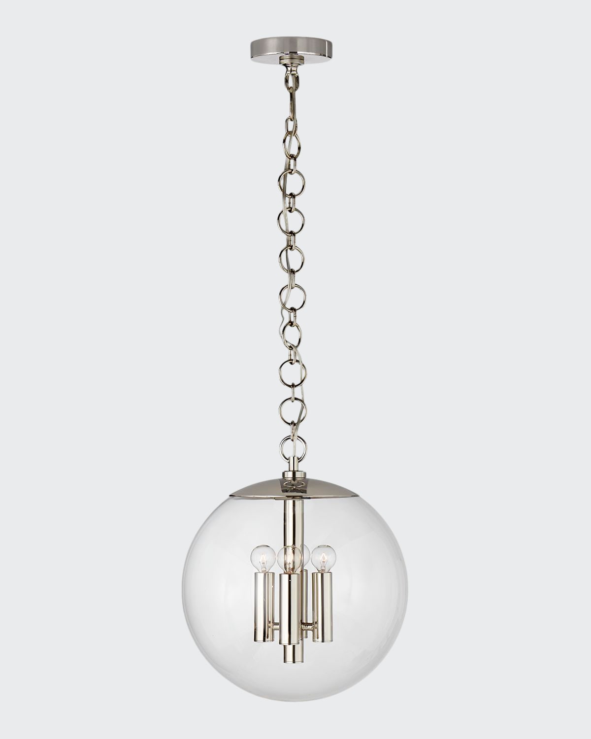 Aerin Turenne Medium Globe Pendant In Silver