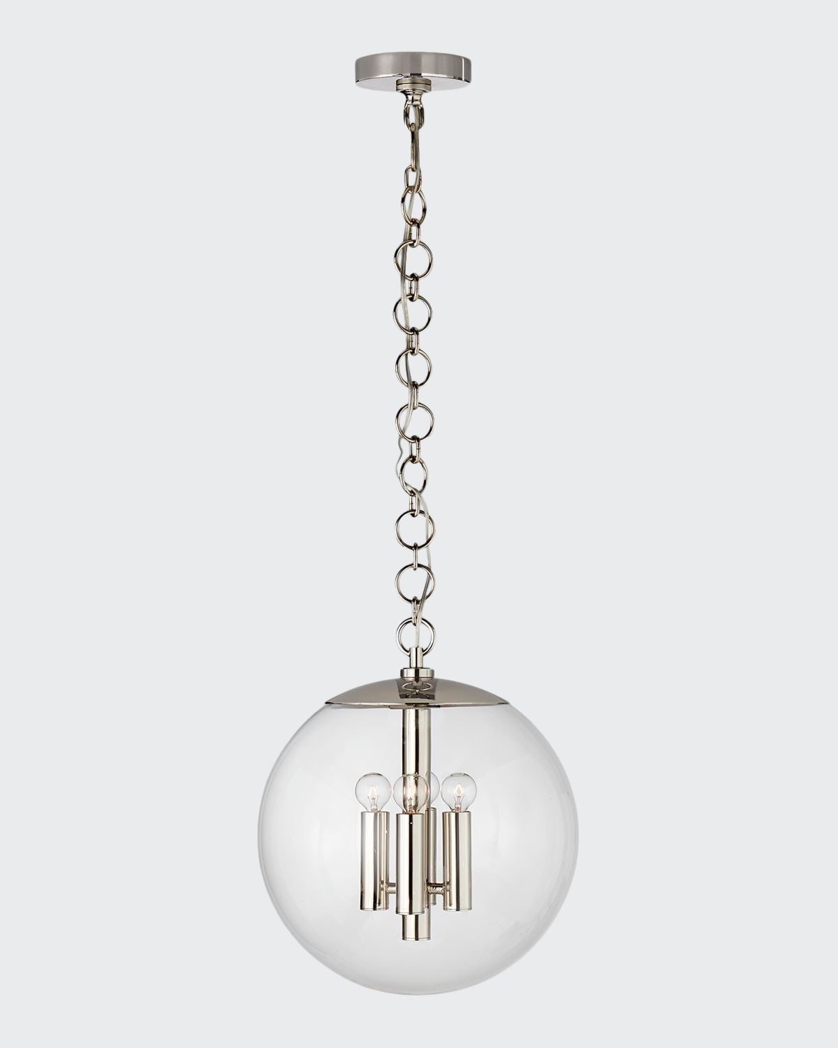 Aerin Turenne Medium Globe Pendant In Silver