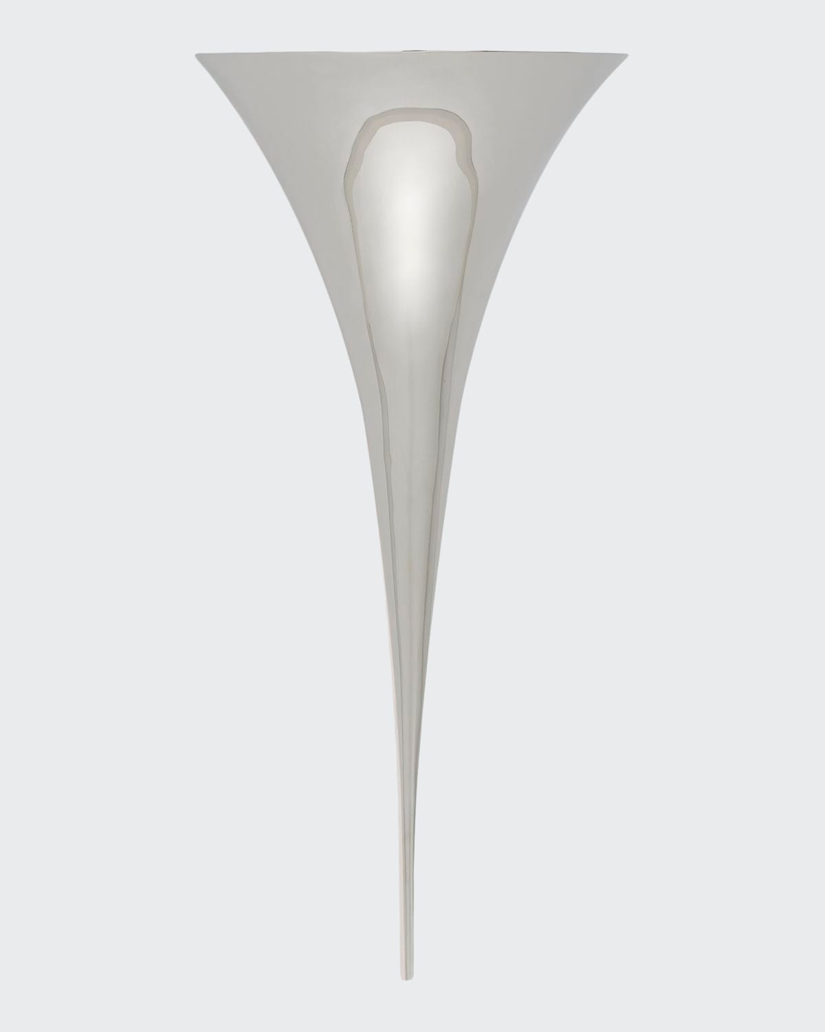 Aerin Alina Tail Sconce Light In Silver