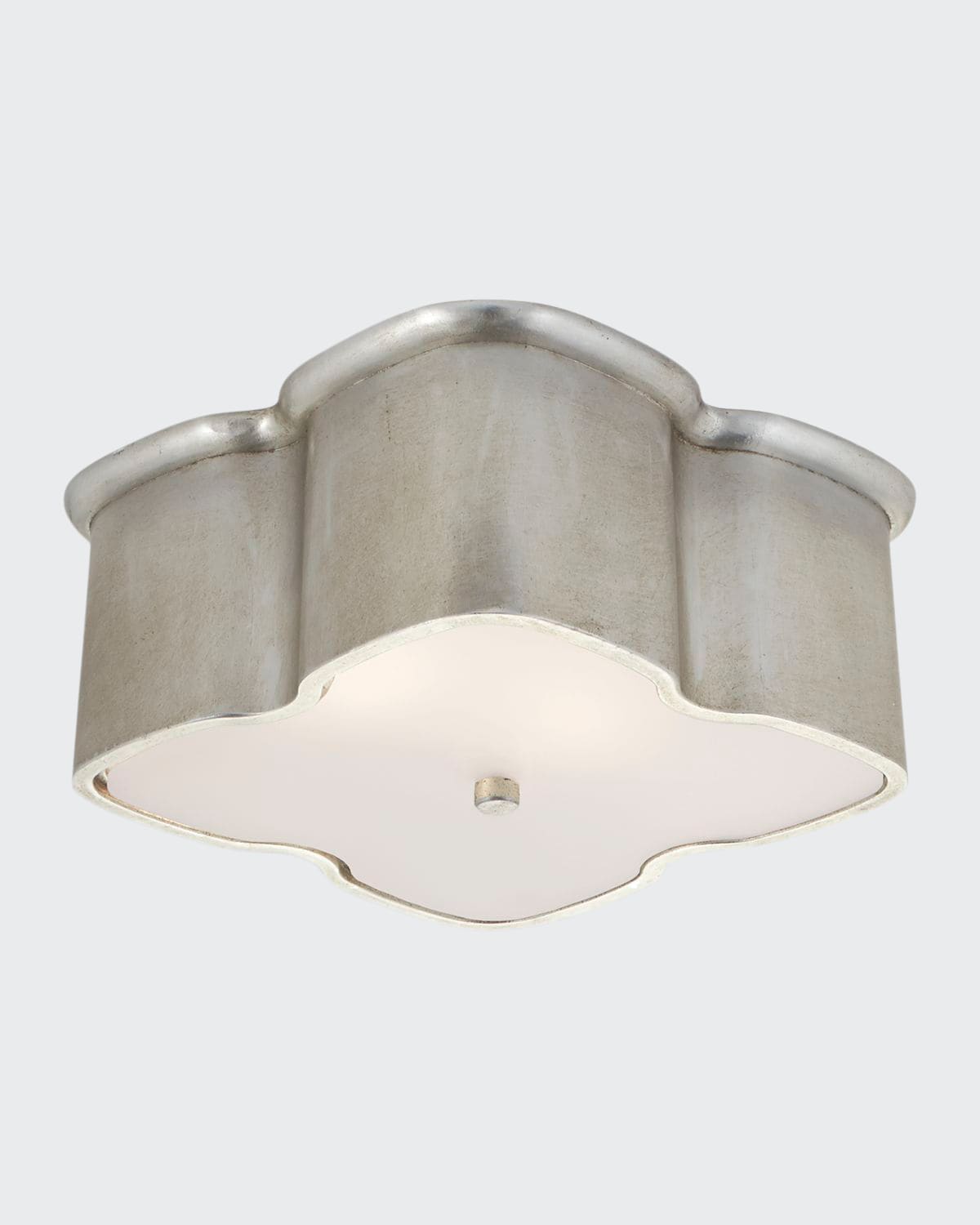 Aerin Bolsena Clover Flush Mount Light In Silver