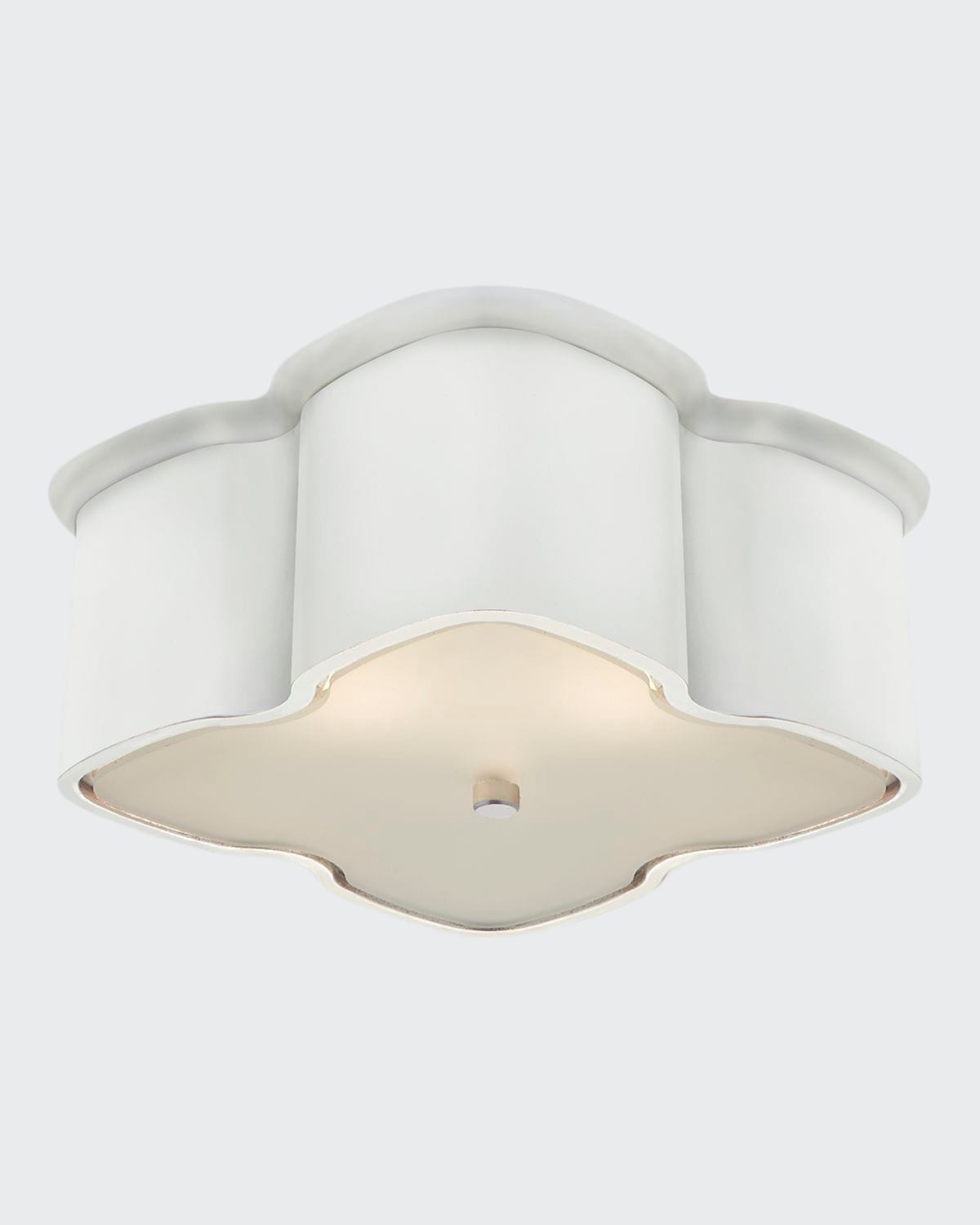 Aerin Bolsena Clover Flush Mount Light In White