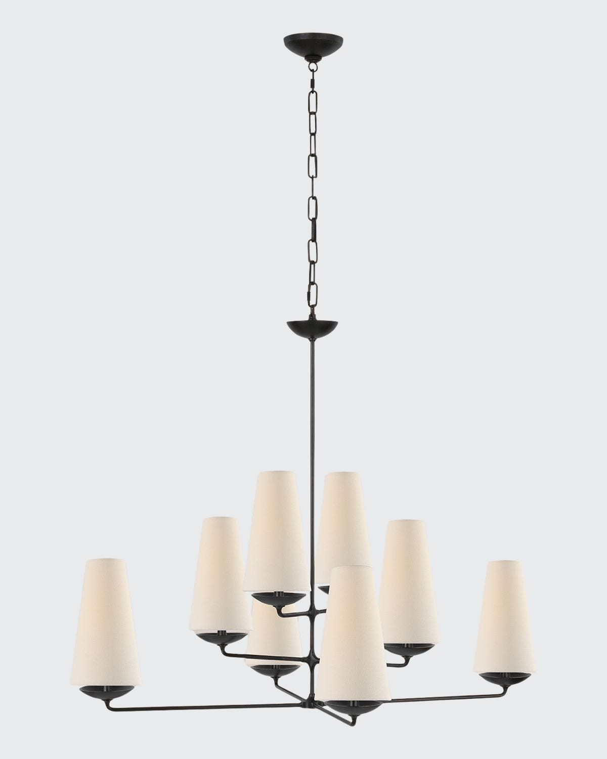 Aerin Fontaine Large Offset Chandelier In Black