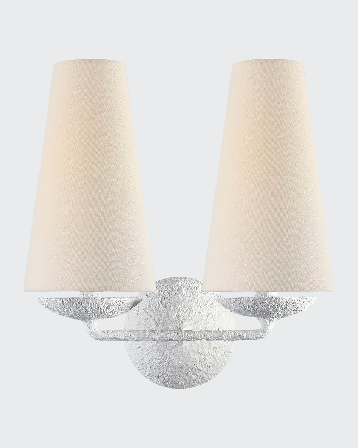 Aerin Fontaine Double Sconce In White