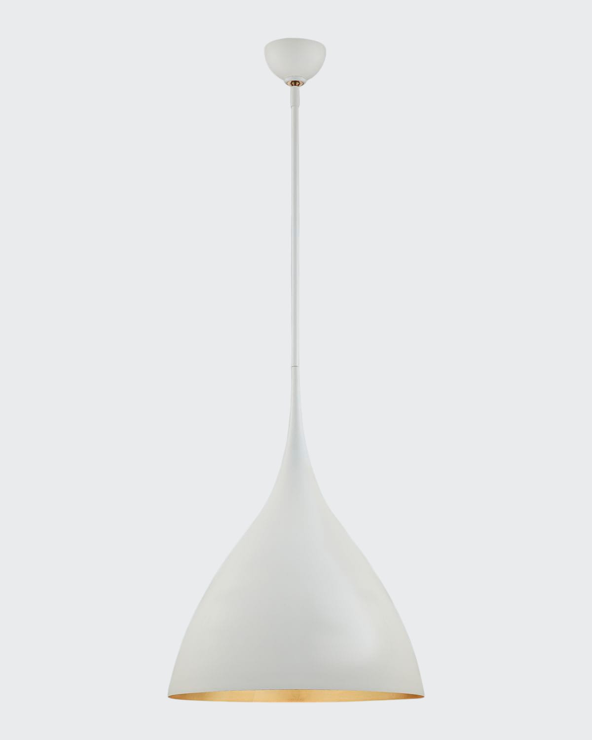Aerin Agnes Medium Pendant In White