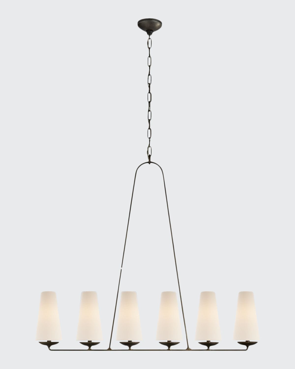 Aerin Fontaine Linear Chandelier In Black