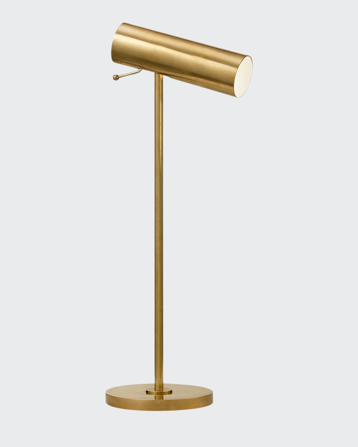 Shop Aerin Lancelot Pivoting Desk Lamp By  In Gold