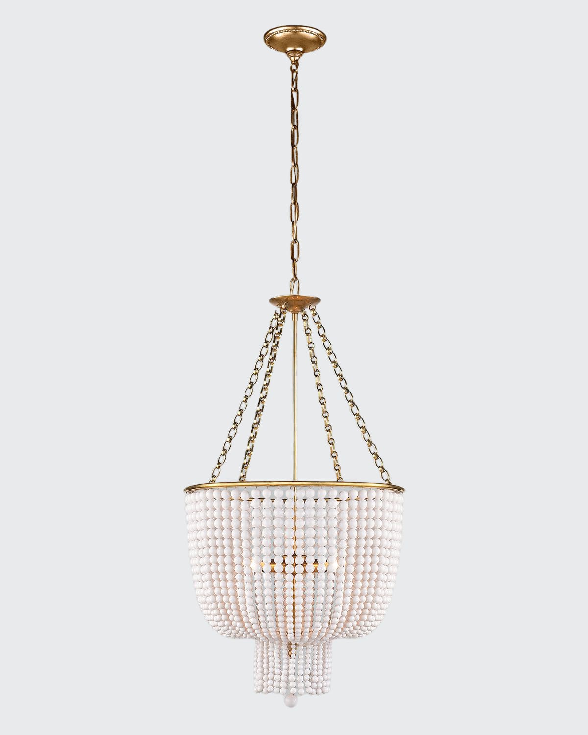 Aerin Jacqueline Chandelier In Antique Brass