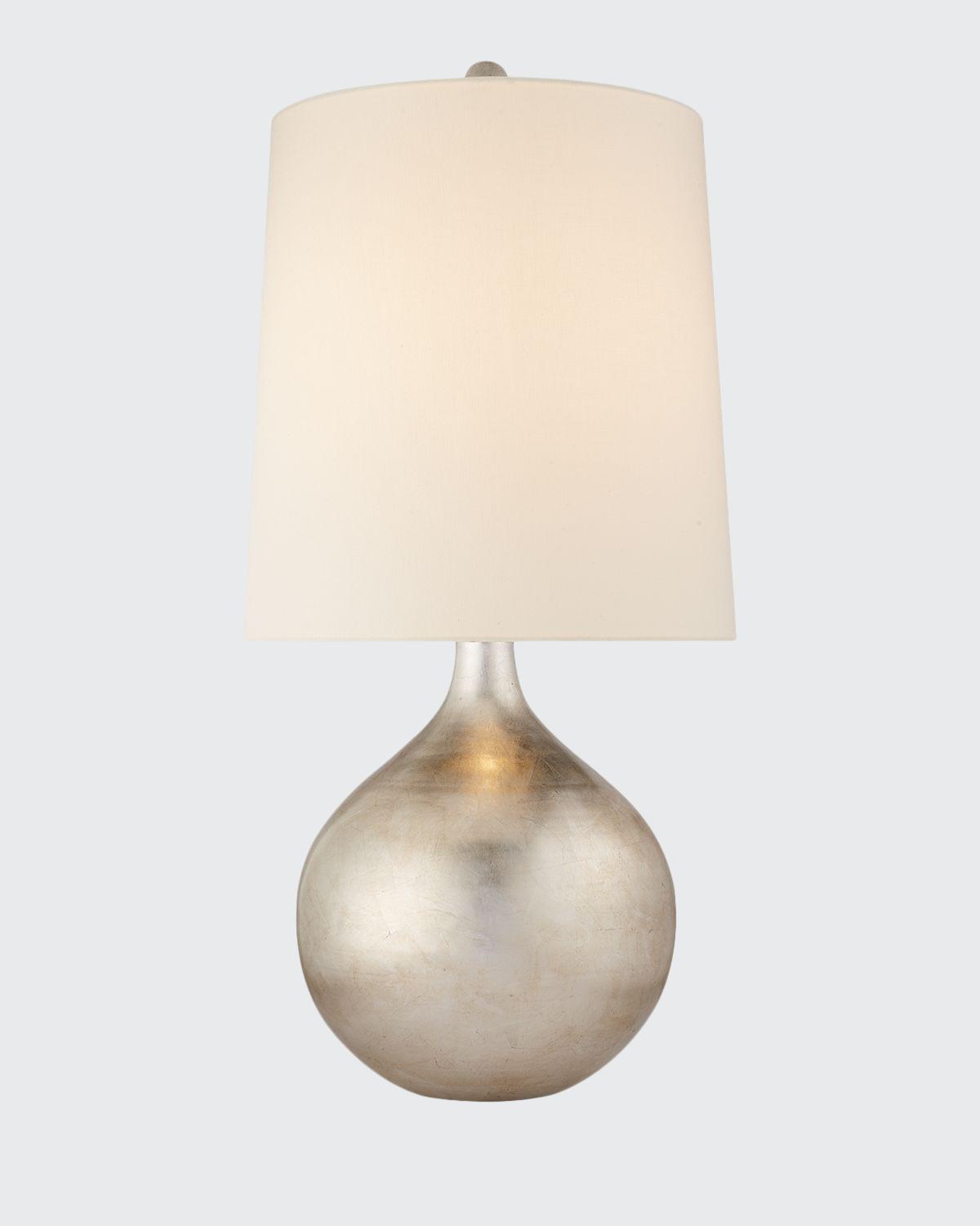 Aerin Warren Table Lamp In Burn Slv Leaf