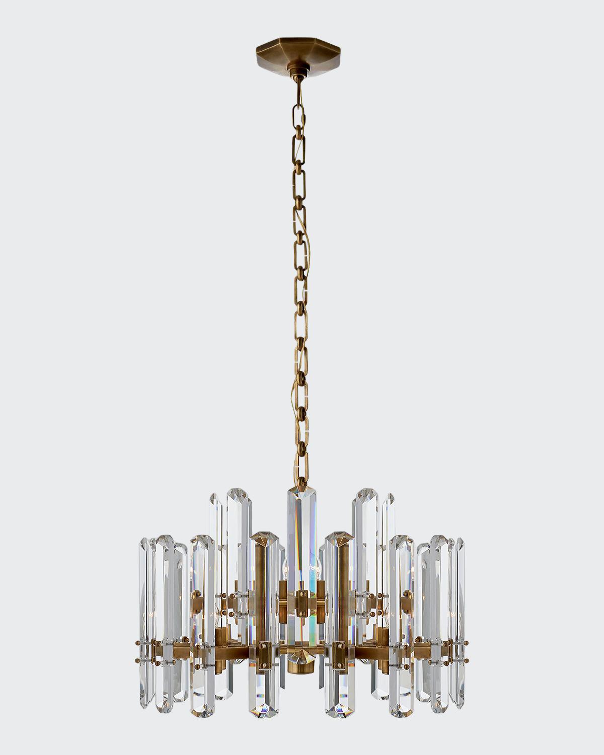 Aerin Bonnington Chandelier In Antique Brass