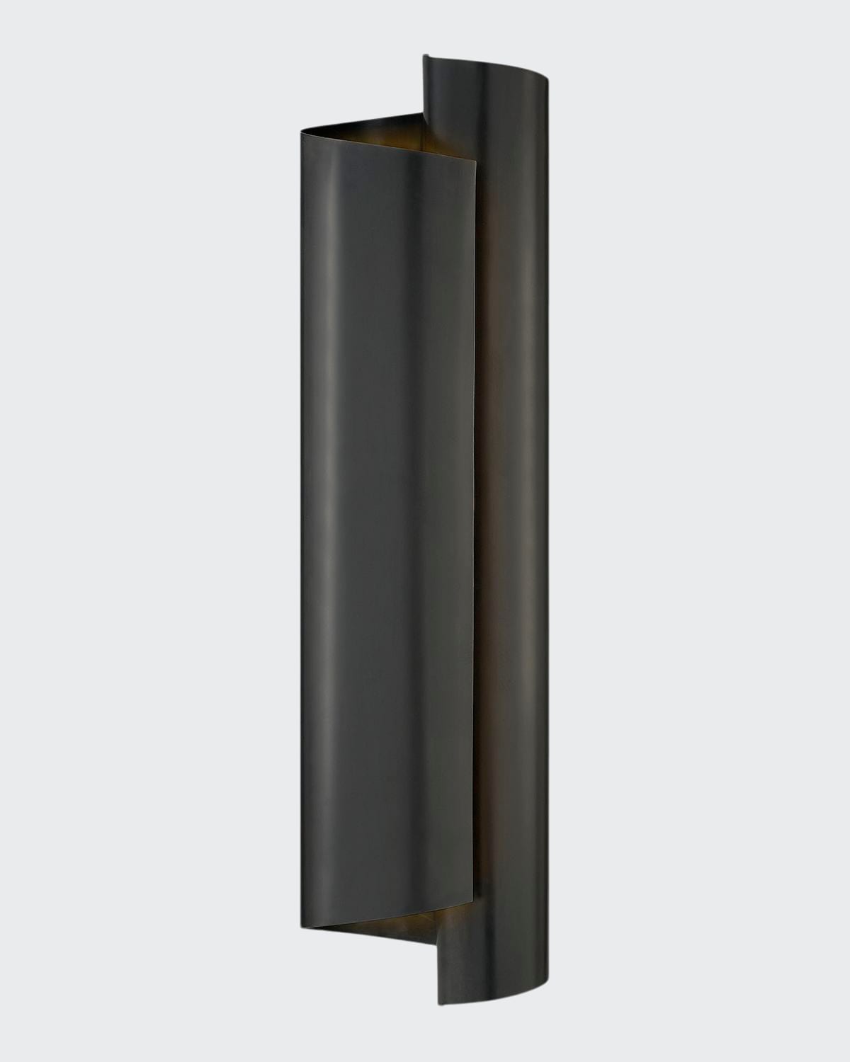 Aerin Iva Large Wrapped Sconce Light In Brown
