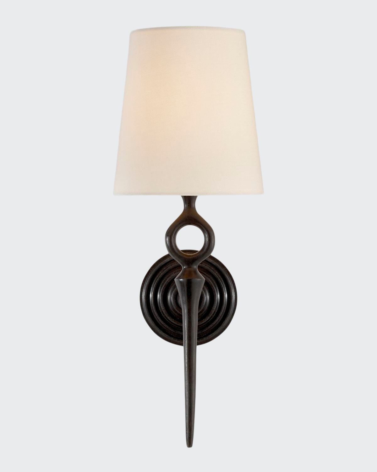 Aerin Bristol Single Sconce In Black