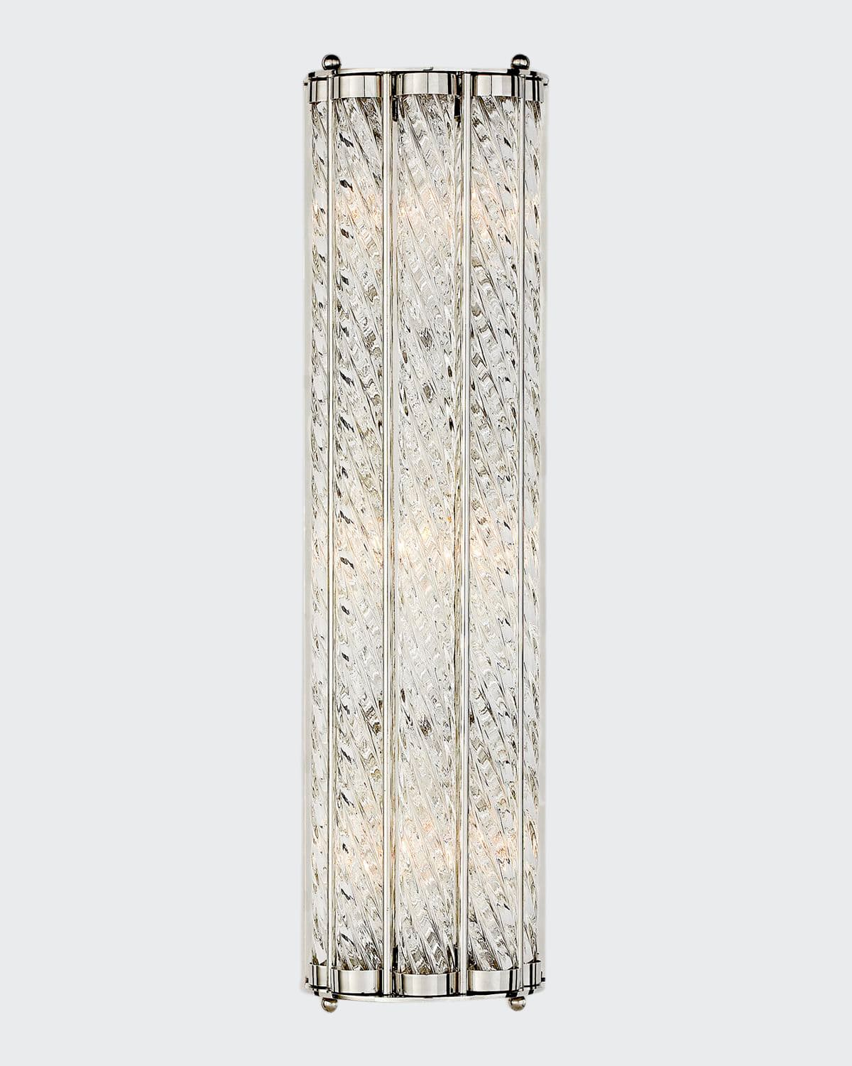 Aerin Eaton Linear Sconce Light In Silver
