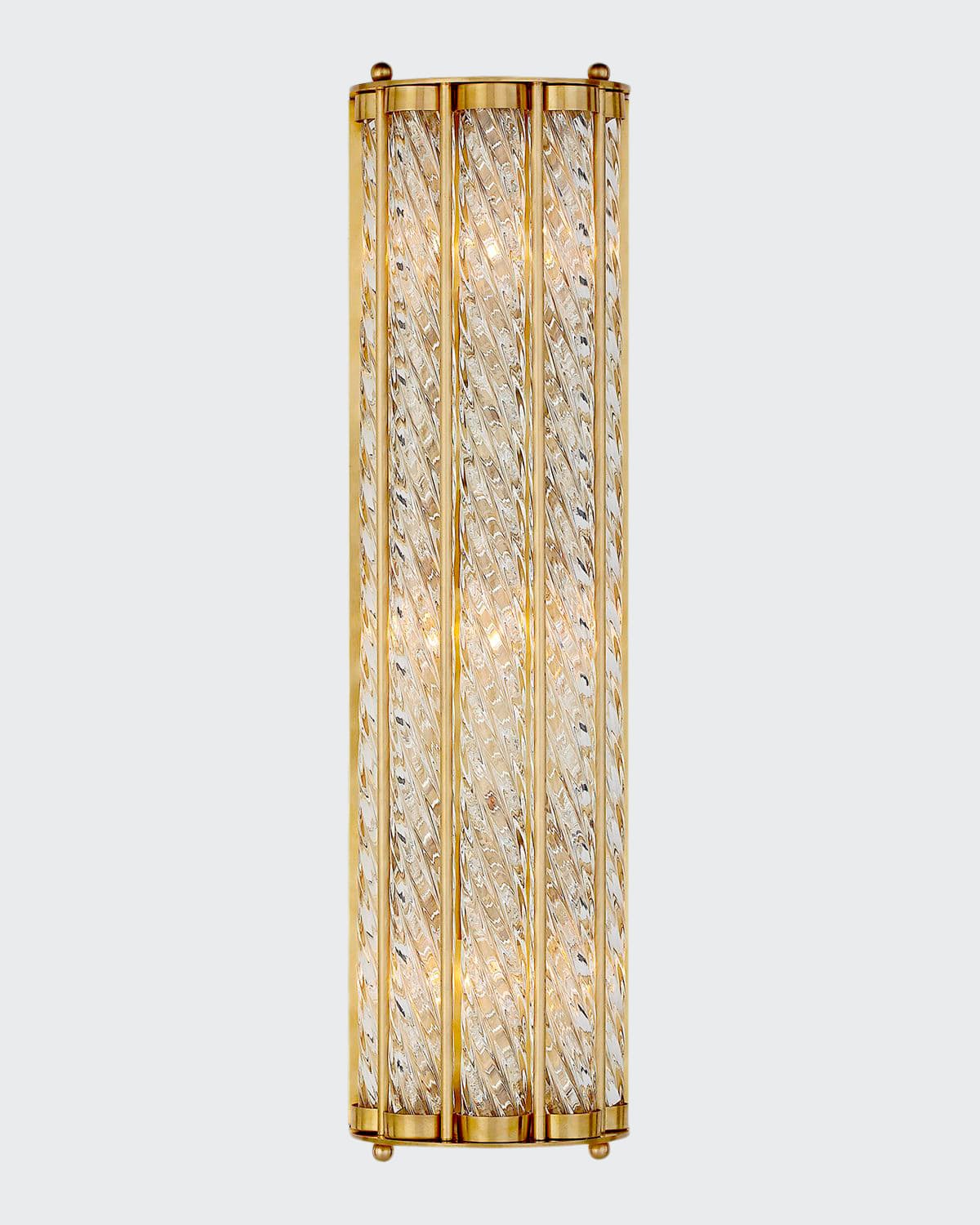 Aerin Eaton Linear Sconce Light In Polished Nickel