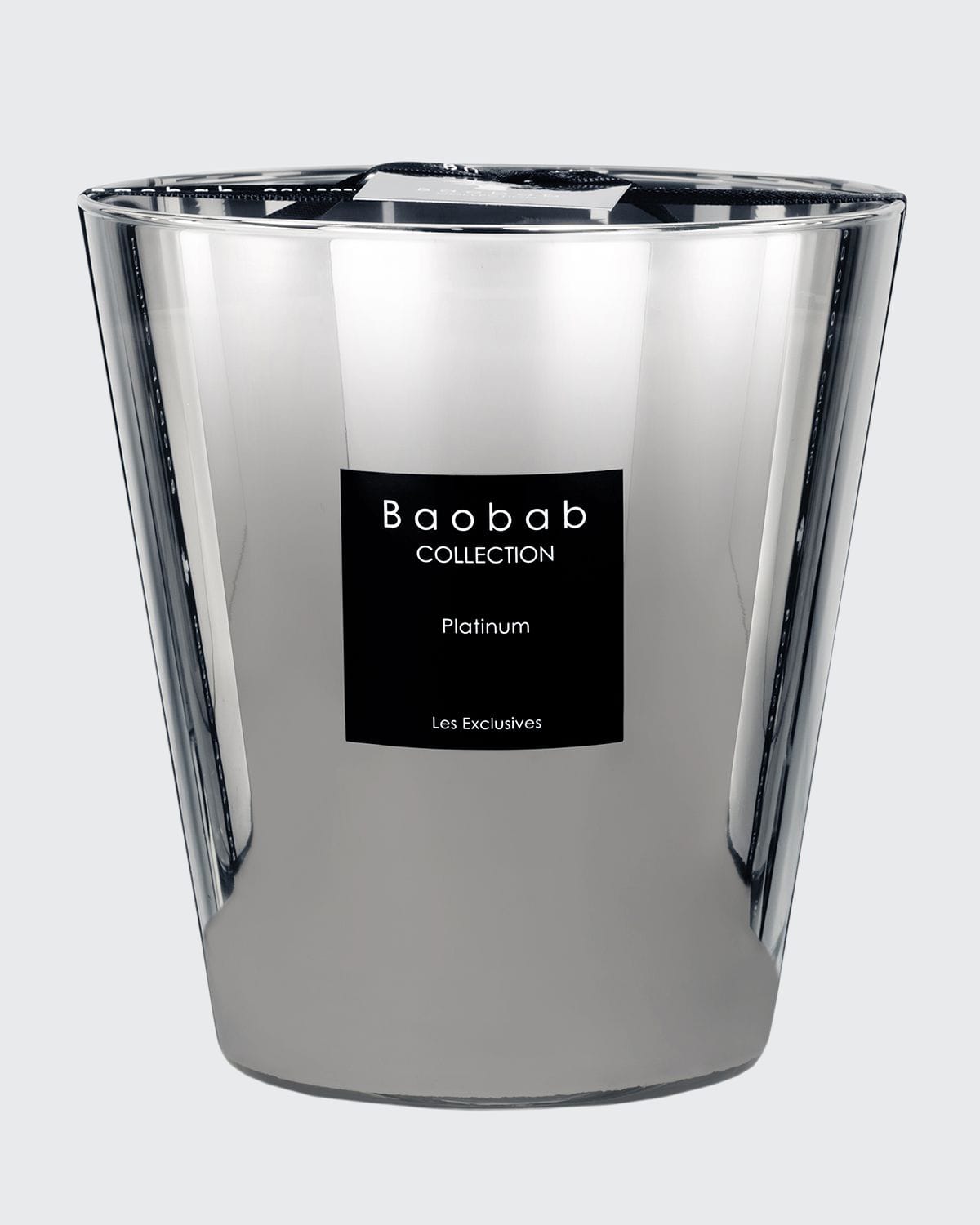 Baobab Collection Platinum Scented Candle, 6.3" In Metallic