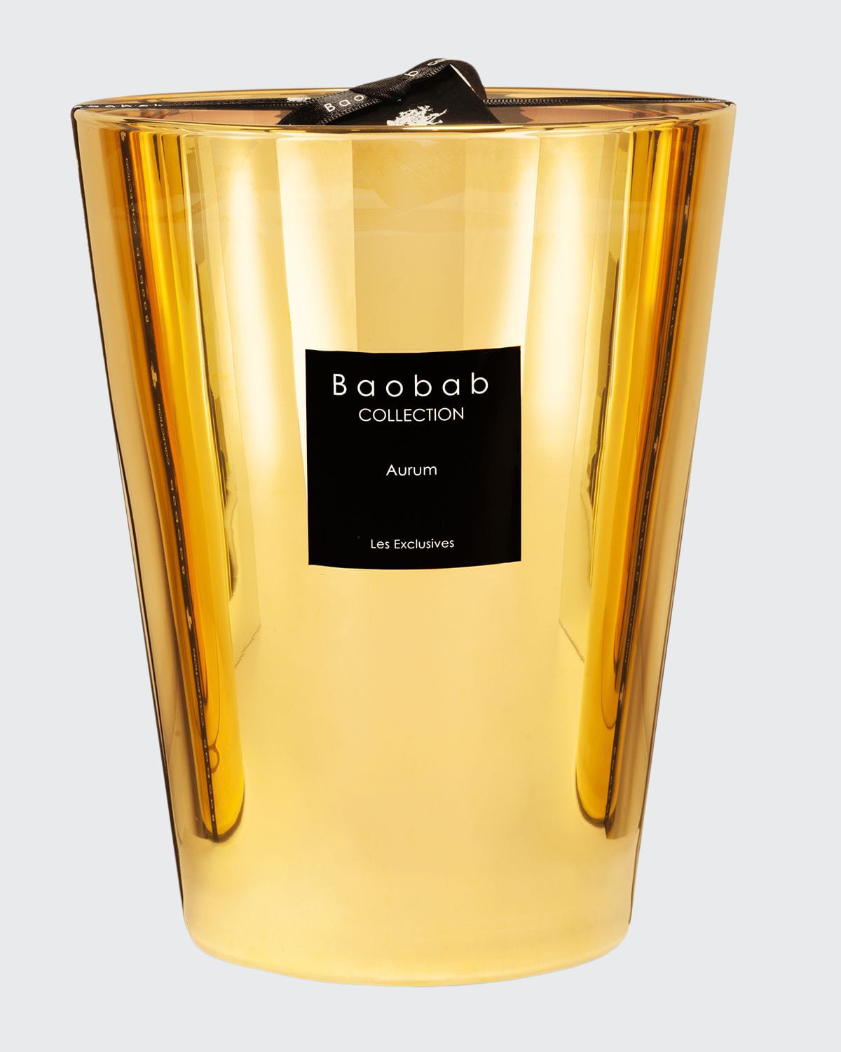 Shop Baobab Collection Aurum Scented Candle, 9.4" In Gold