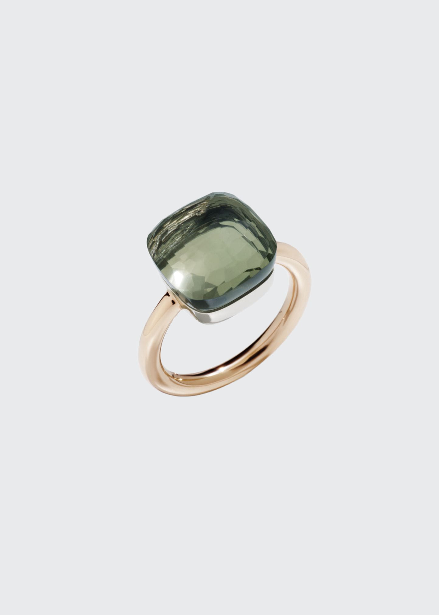 Nudo Maxi 18k Gold Prasiolite Ring