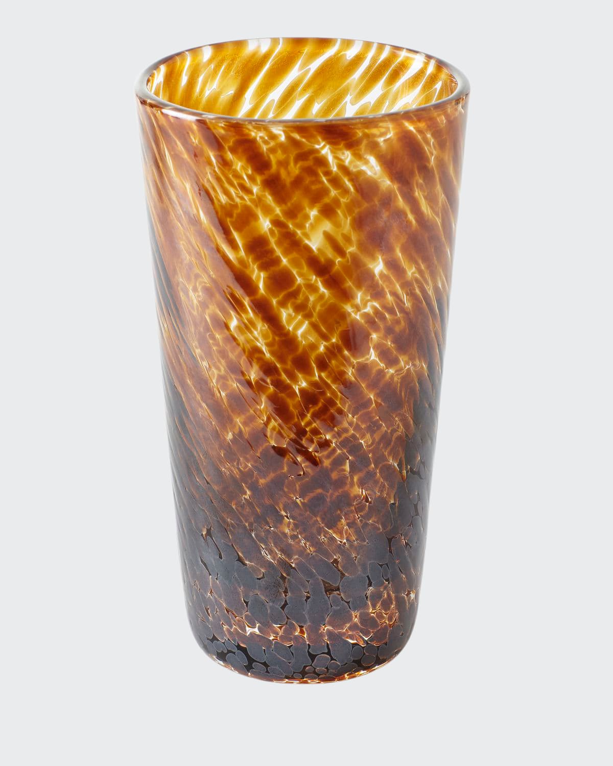 Shop William Yeoward Crystal Vanessa Tortoise High Ball Glass In Brown Pattern