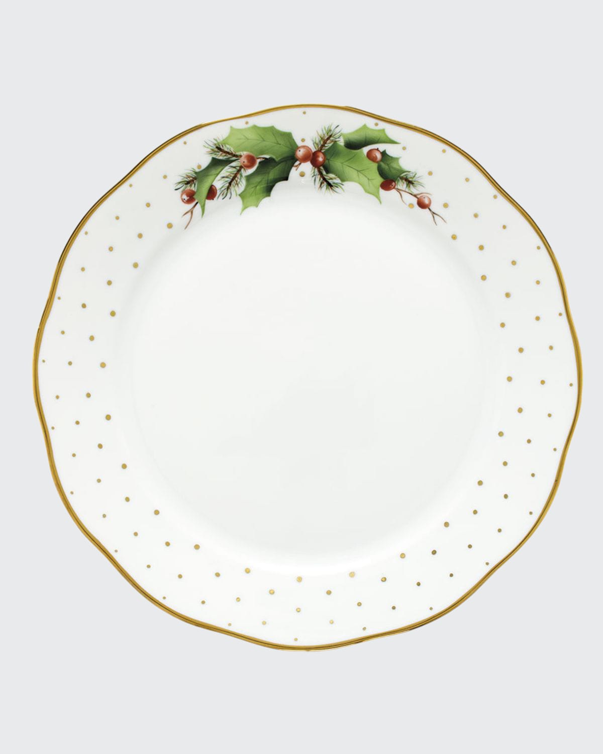 Shop Herend Winter Shimmer Dinner Plate