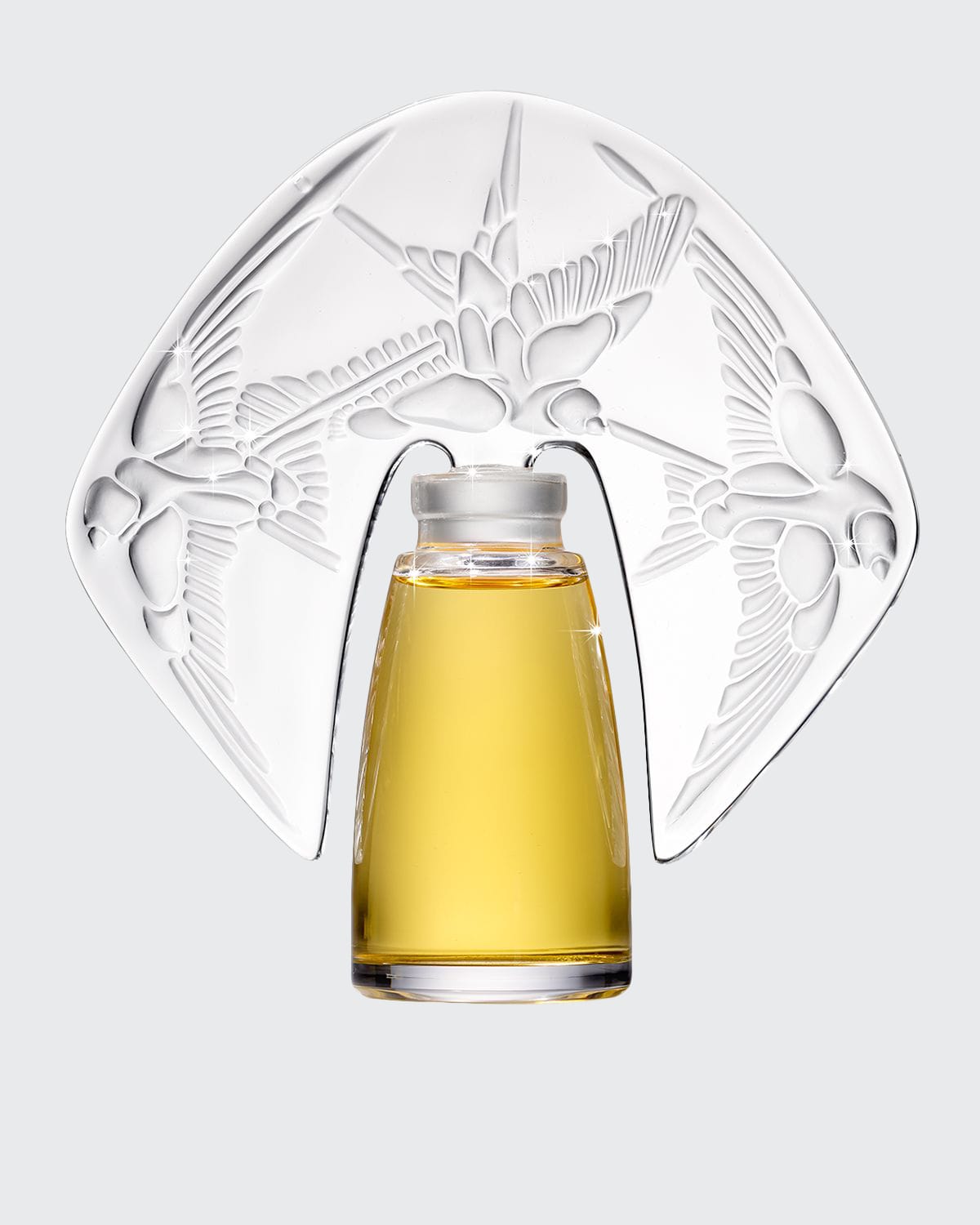 Shalini Parfum Amorem Rose Parfum Presented In A Lalique Crystal Flacon, 1 Oz. / 30 ml In White