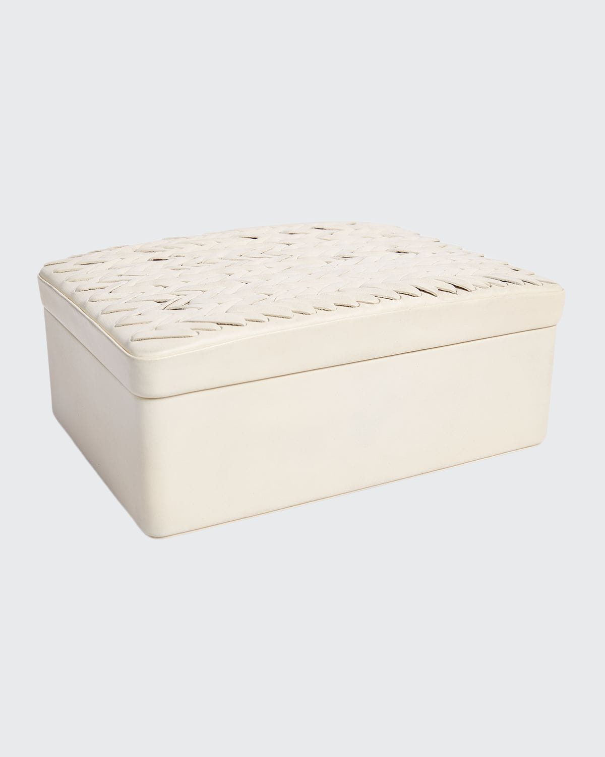 Polo Ralph Lauren Leather Adrienne Box In Cream