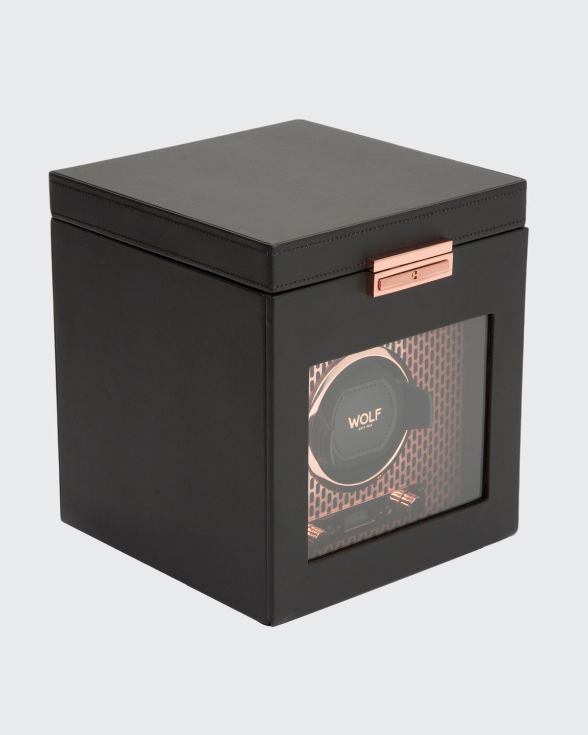 Wolf Axis Single Watch Winder With Storage