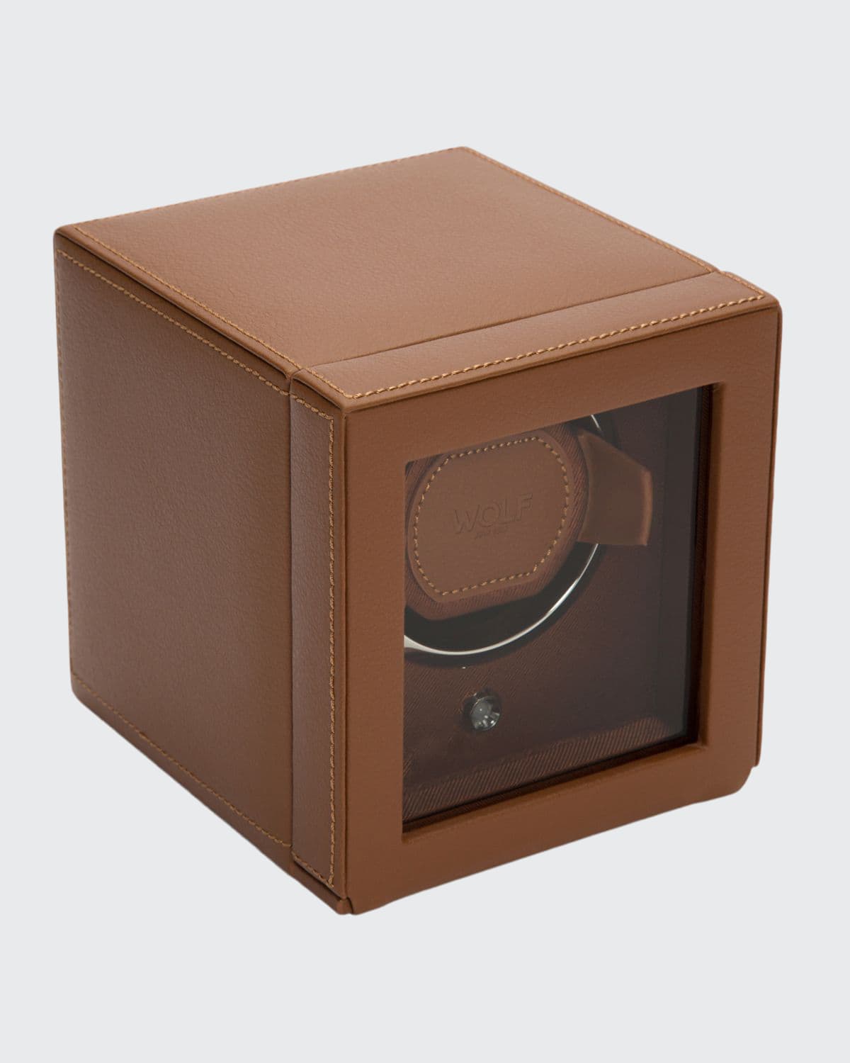 Wolf Cub Watch Winder With Cover In Red