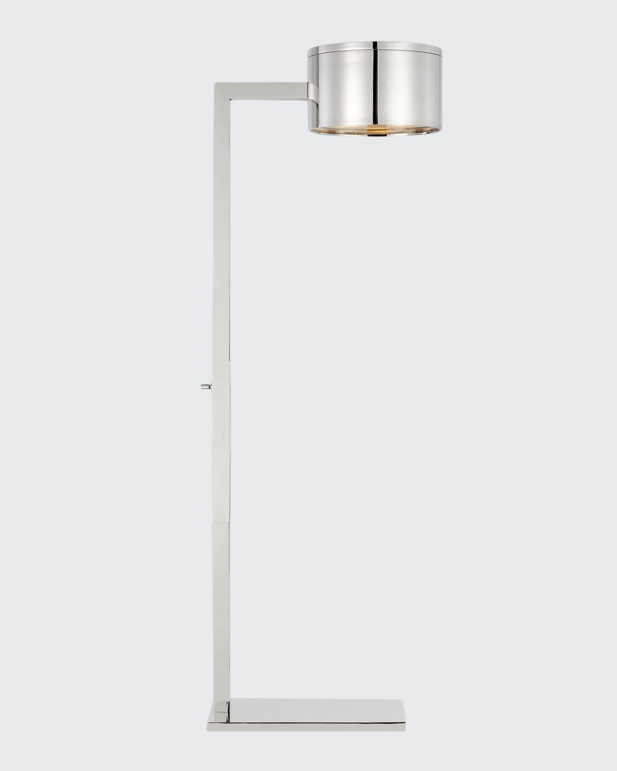 Kelly Wearstler For Visual Comfort Signature Larchmont Floor Lamp In Polished Nickel