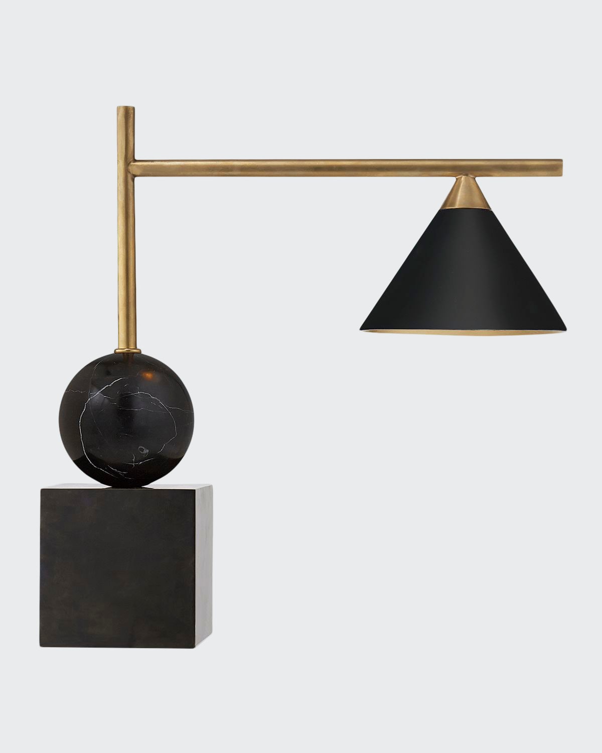 Kelly Wearstler For Visual Comfort Signature Cleo Desk Lamp In Black