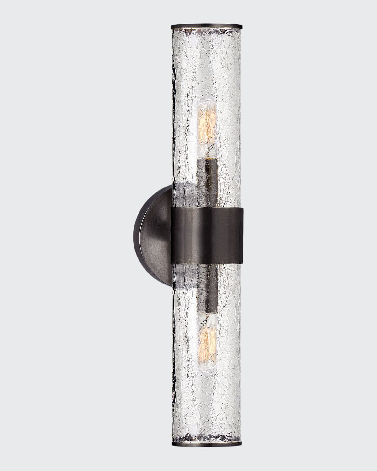 Kelly Wearstler For Visual Comfort Signature Liaison Medium Sconce In Polished Nickel