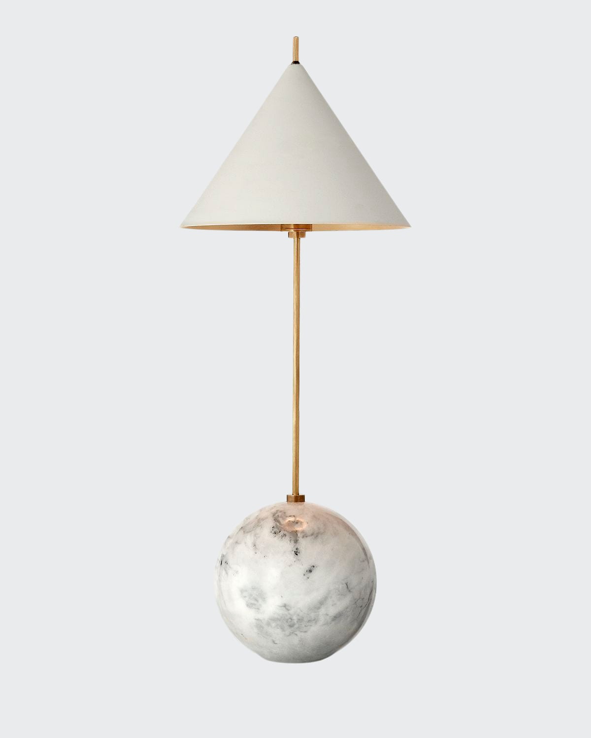 Kelly Wearstler For Visual Comfort Signature Cleo Orb Base Accent Lamp In White