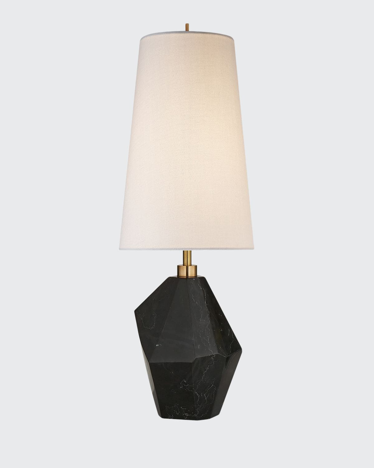 Kelly Wearstler For Visual Comfort Signature Halcyon Small Accent Lamp In Black Cremo Marbl