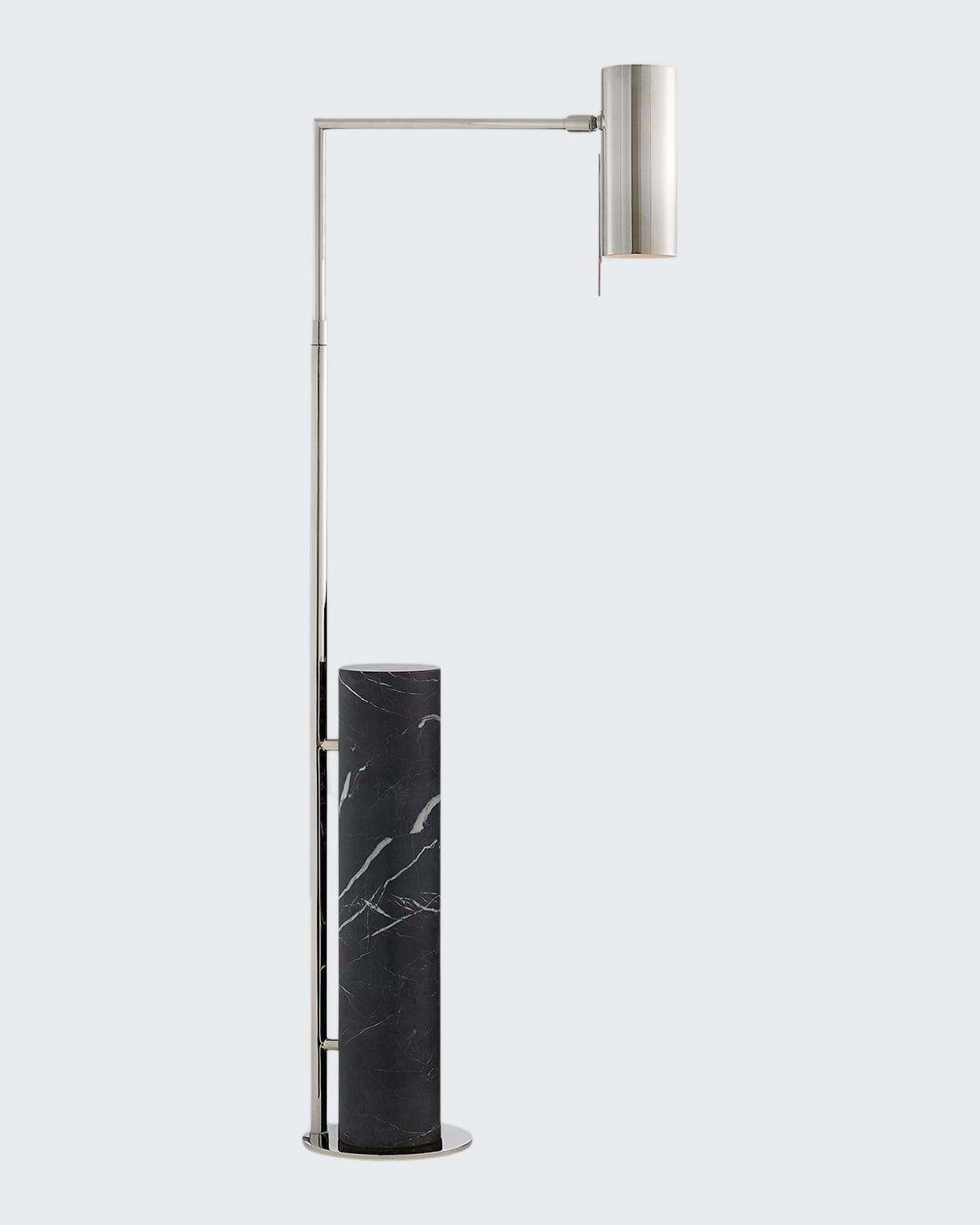 Kelly Wearstler For Visual Comfort Signature Alma Floor Lamp In Silver
