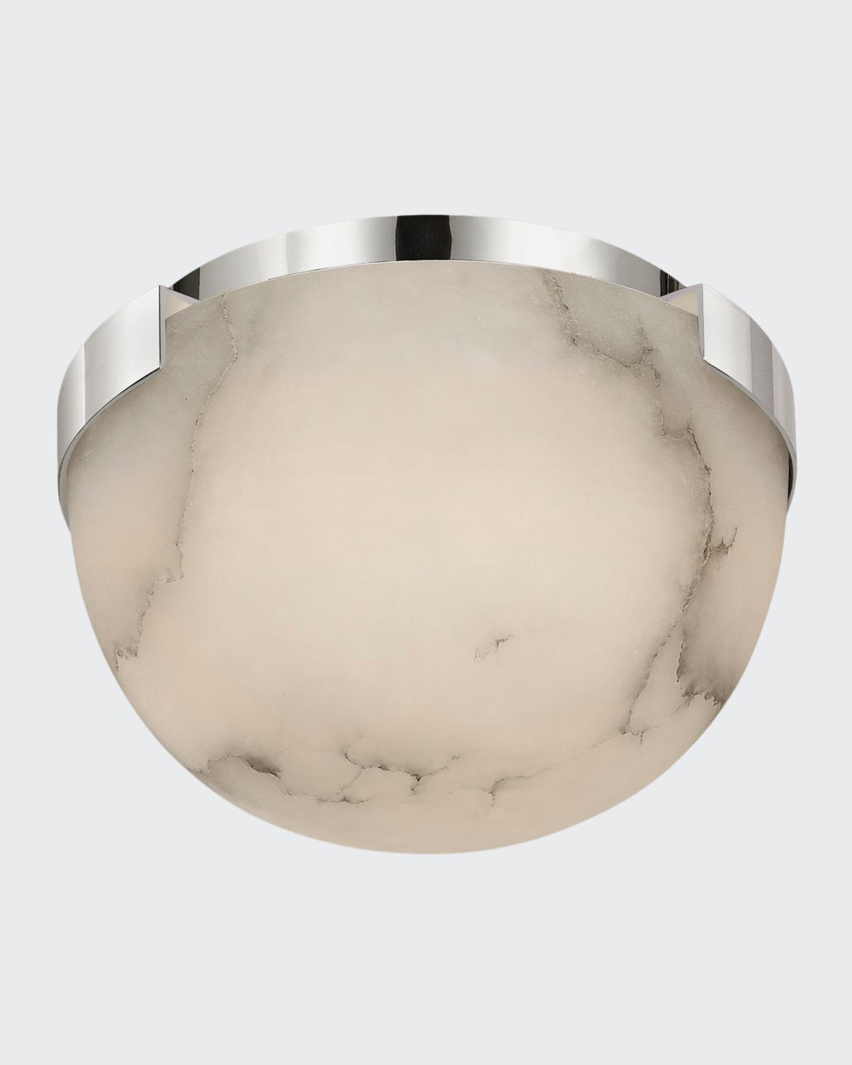 Kelly Wearstler For Visual Comfort Signature Melange Petite Flush Mount In Polished Nickel