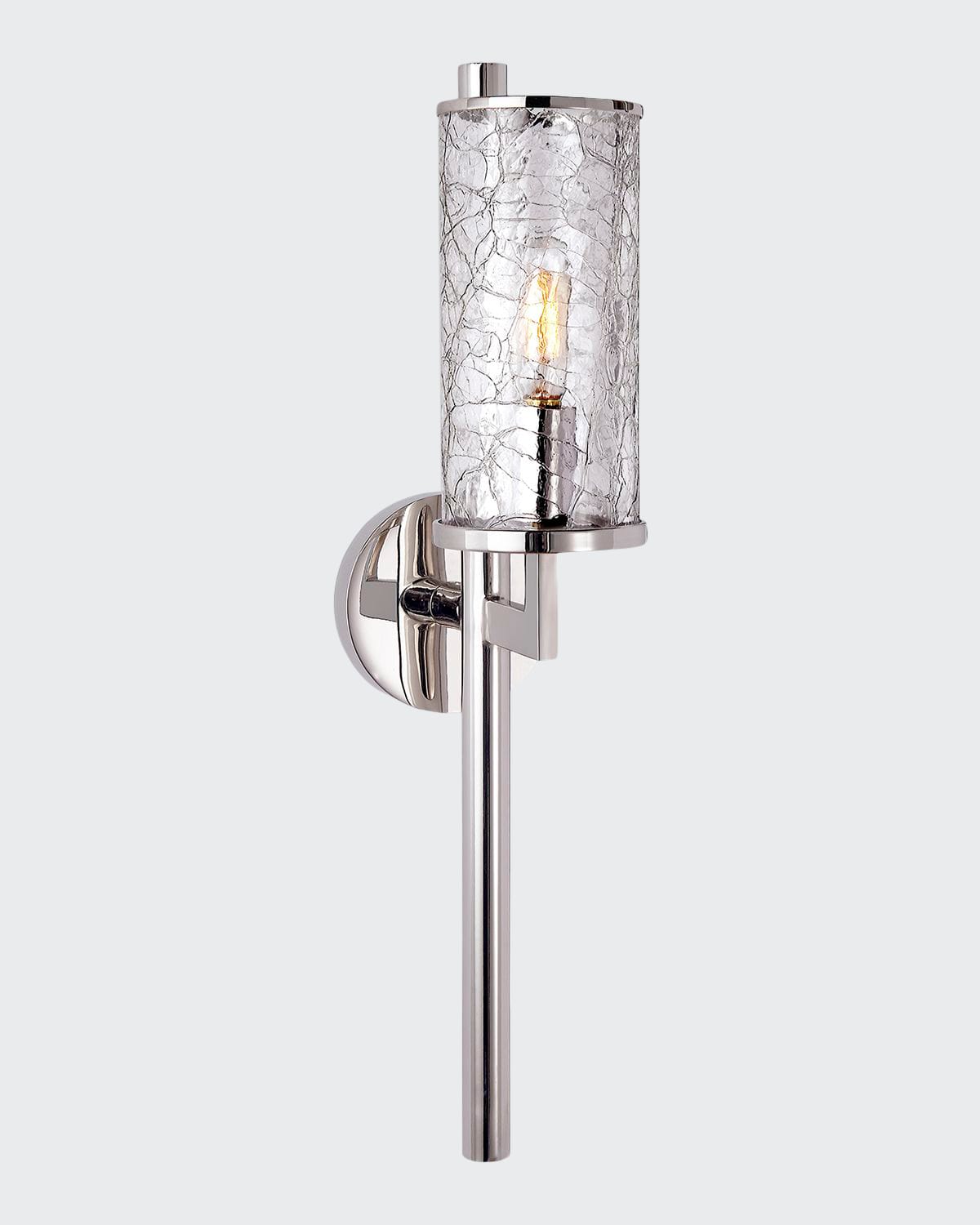 Kelly Wearstler For Visual Comfort Signature Liaison Single Sconce In Polished Nickel