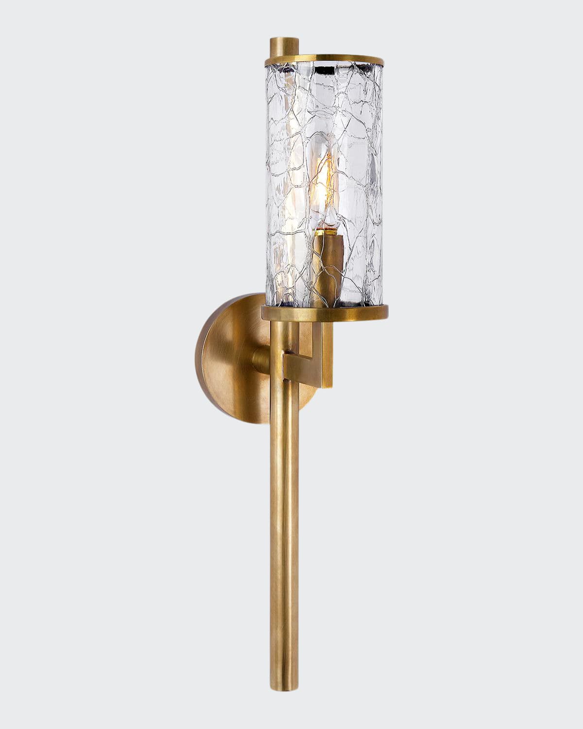 Kelly Wearstler For Visual Comfort Signature Liaison Single Sconce In Antique Brass