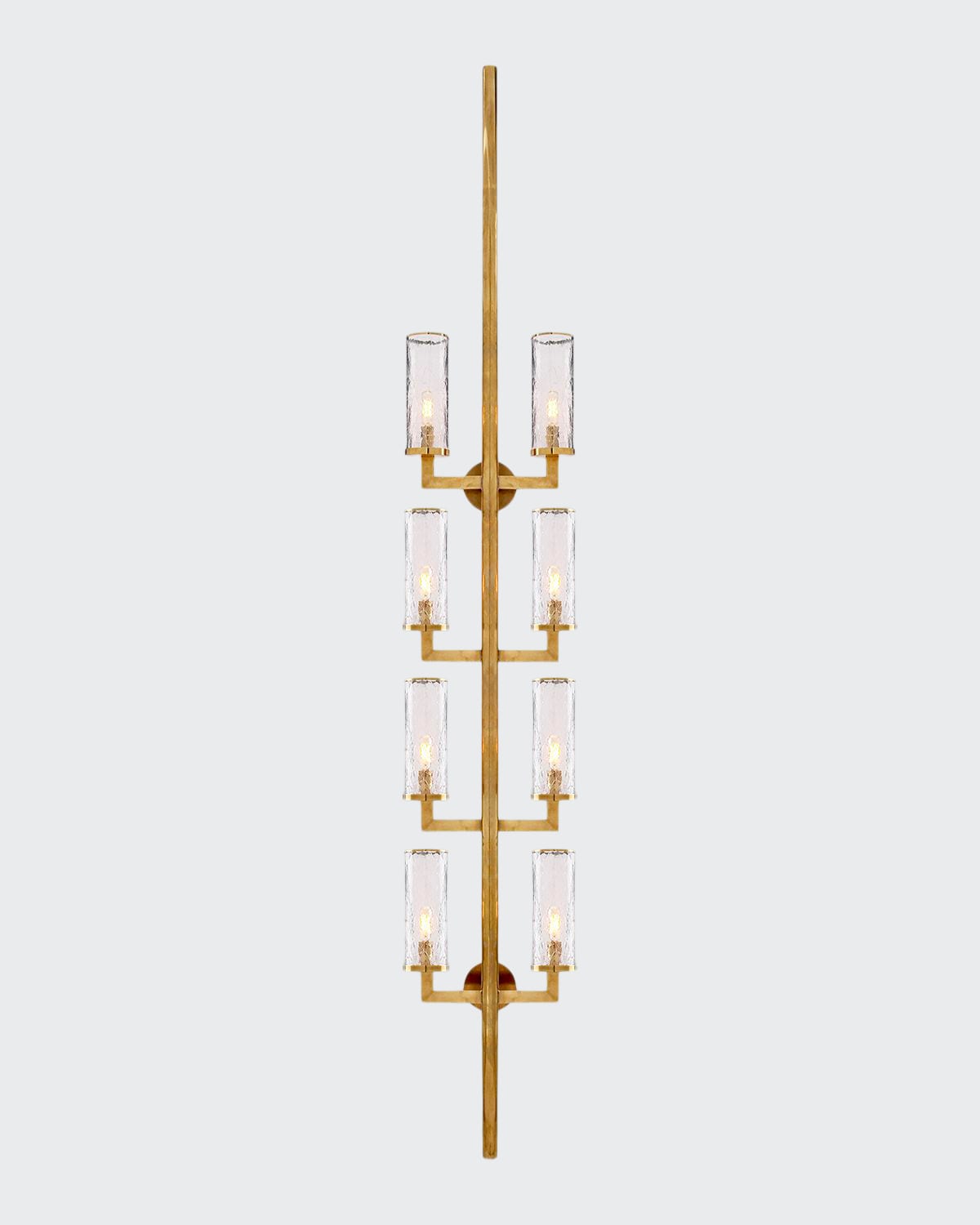 Kelly Wearstler For Visual Comfort Signature Liaison Statement Sconce In Antique Brass