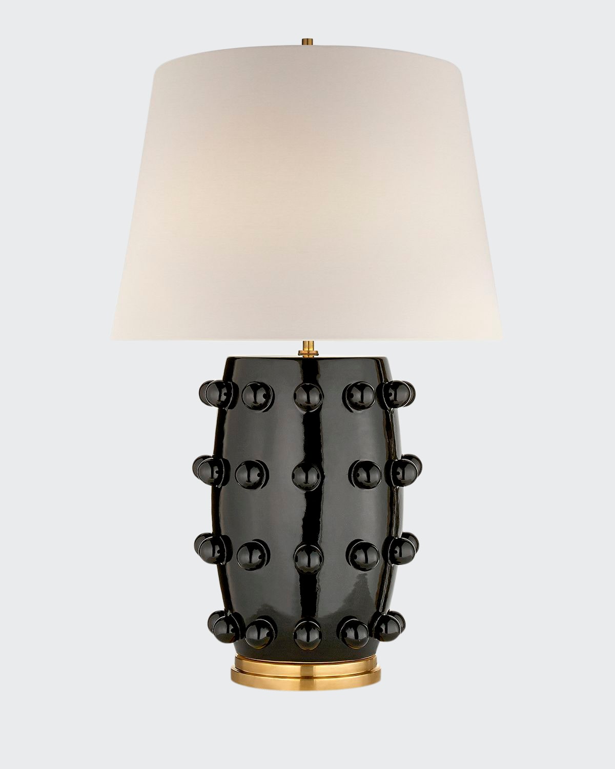 Kelly Wearstler For Visual Comfort Signature Linden Medium Lamp In Black