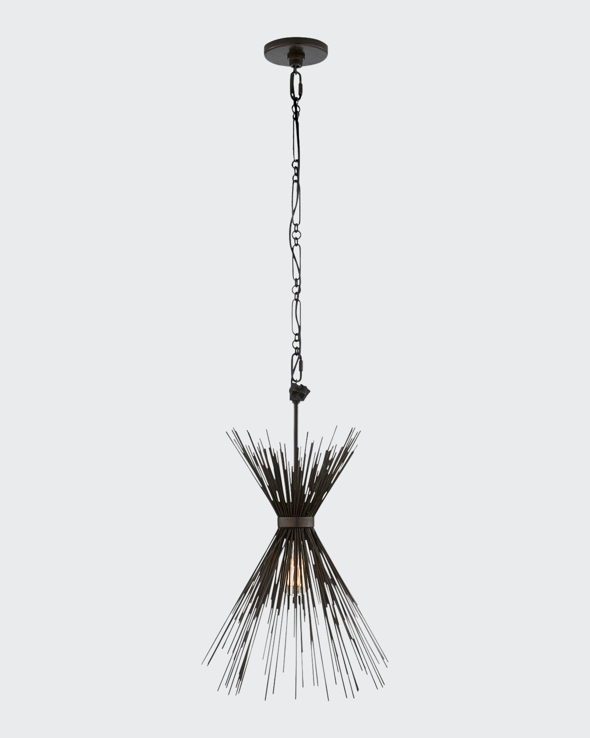 Kelly Wearstler For Visual Comfort Signature Strada Small Chandelier In Aged Iron
