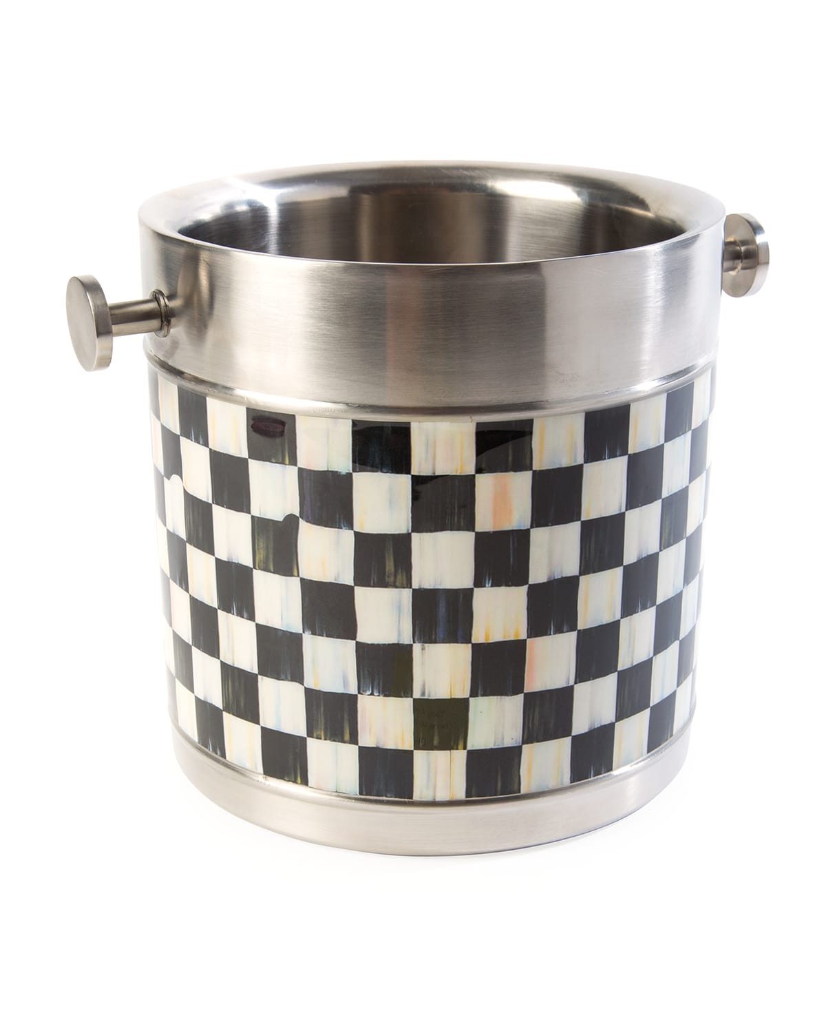 Mackenzie-childs Mackenzie Childs Courtly Check Ice Bucket