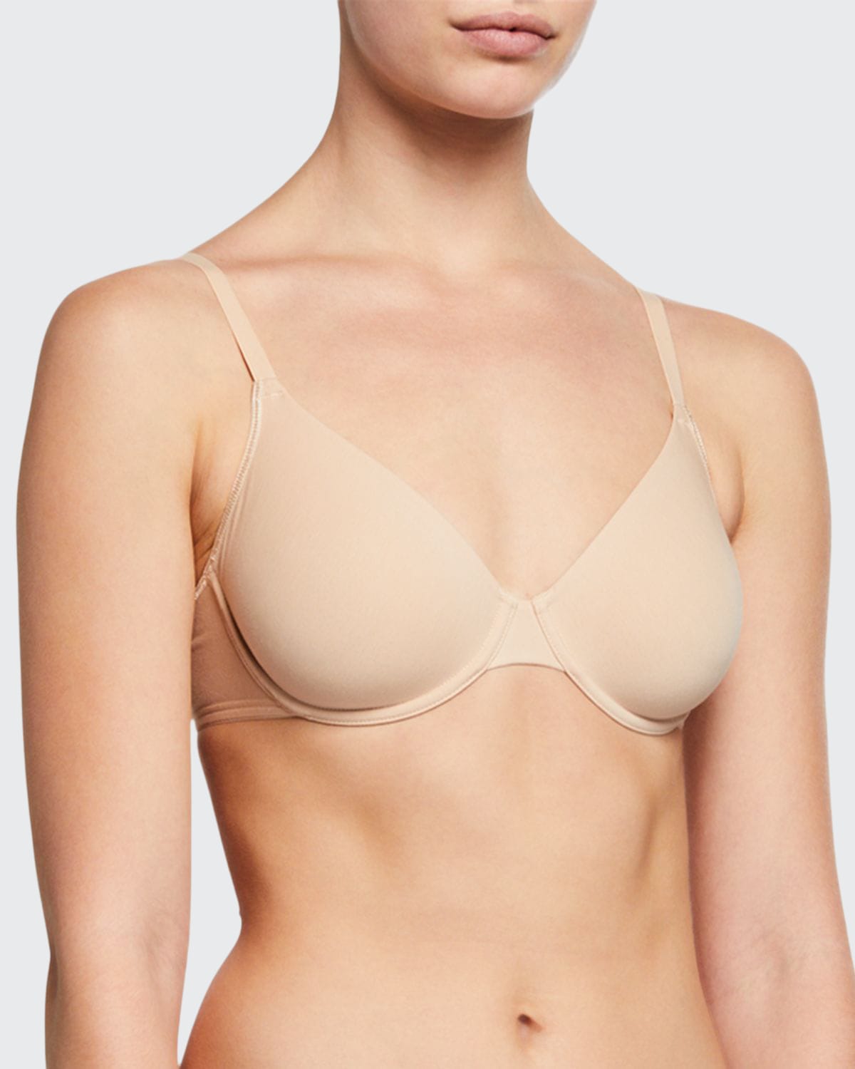 Shop Hanro Cotton Sensation Underwire Bra In Beige