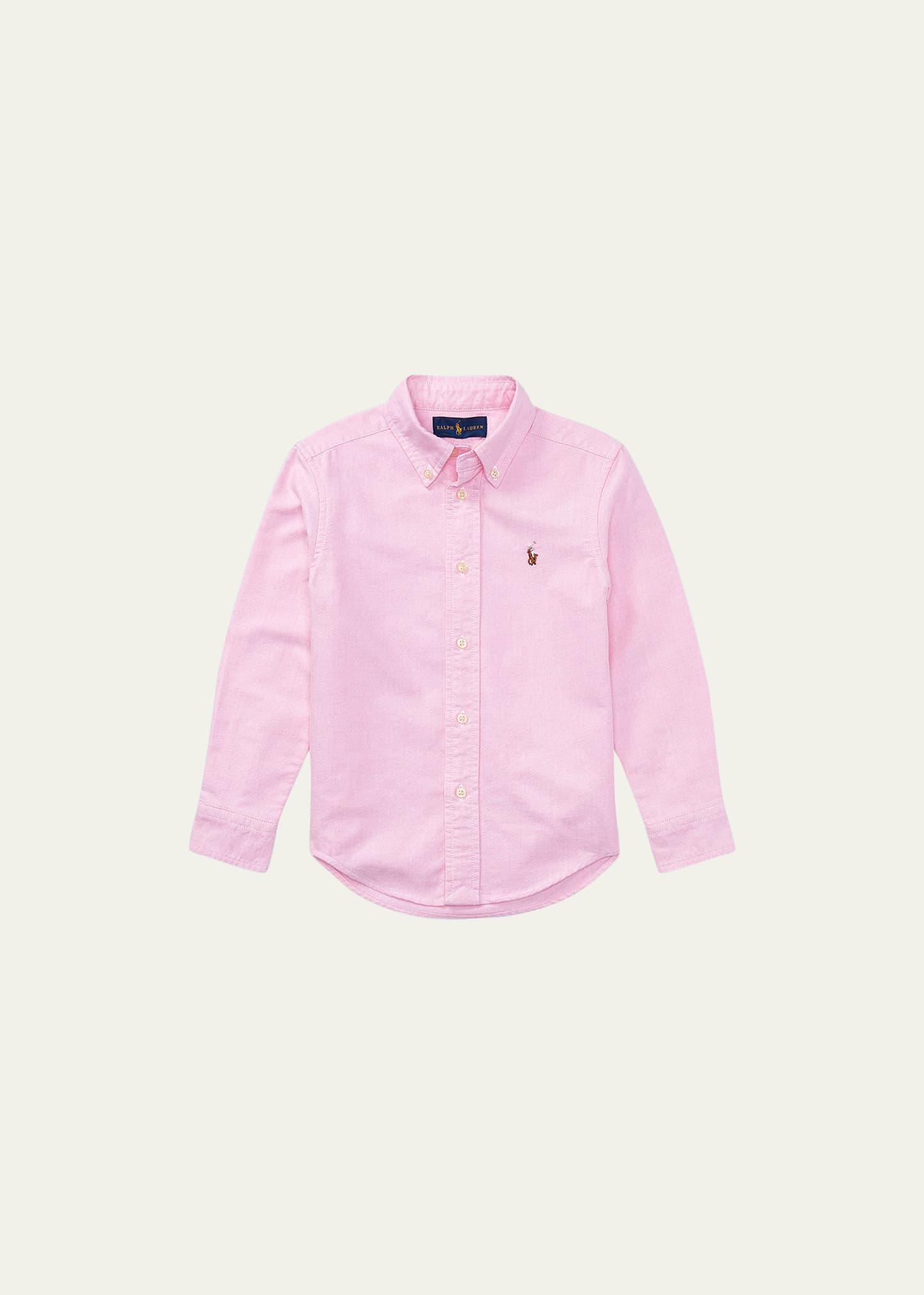 Polo Ralph Lauren Toddler And Little Boys Cotton Oxford Shirt In Pink