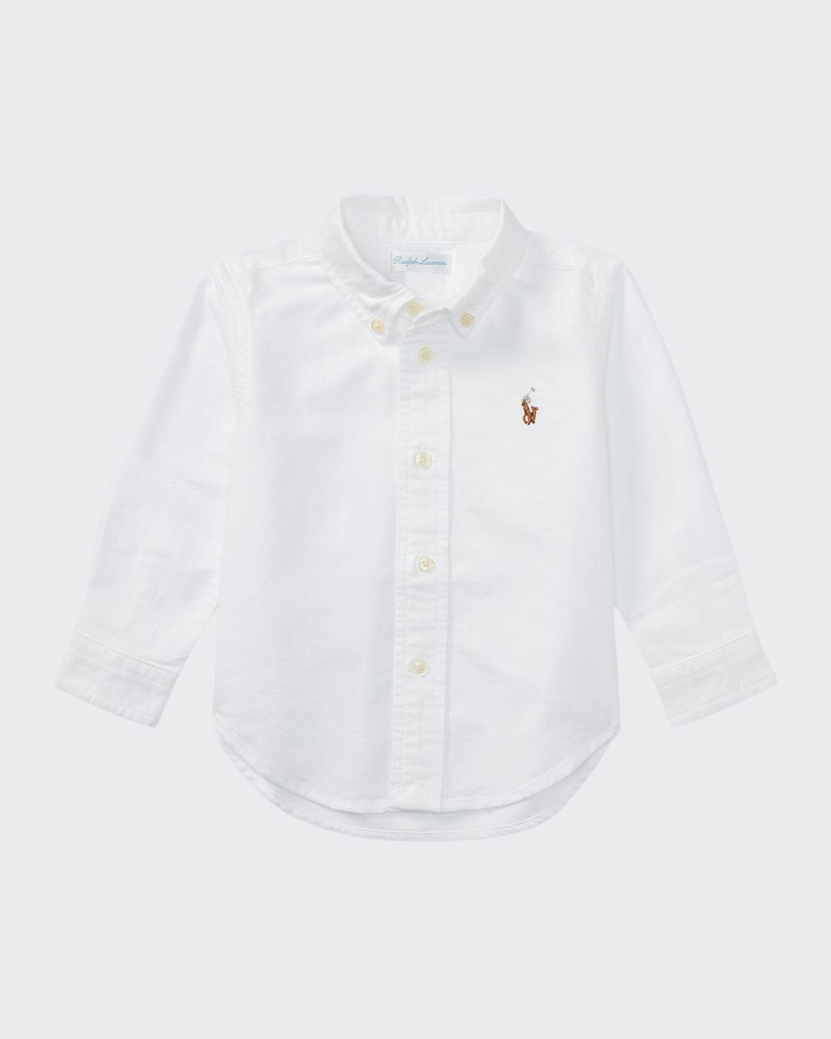 Ralph Lauren Oxford Chambray Shirt In White