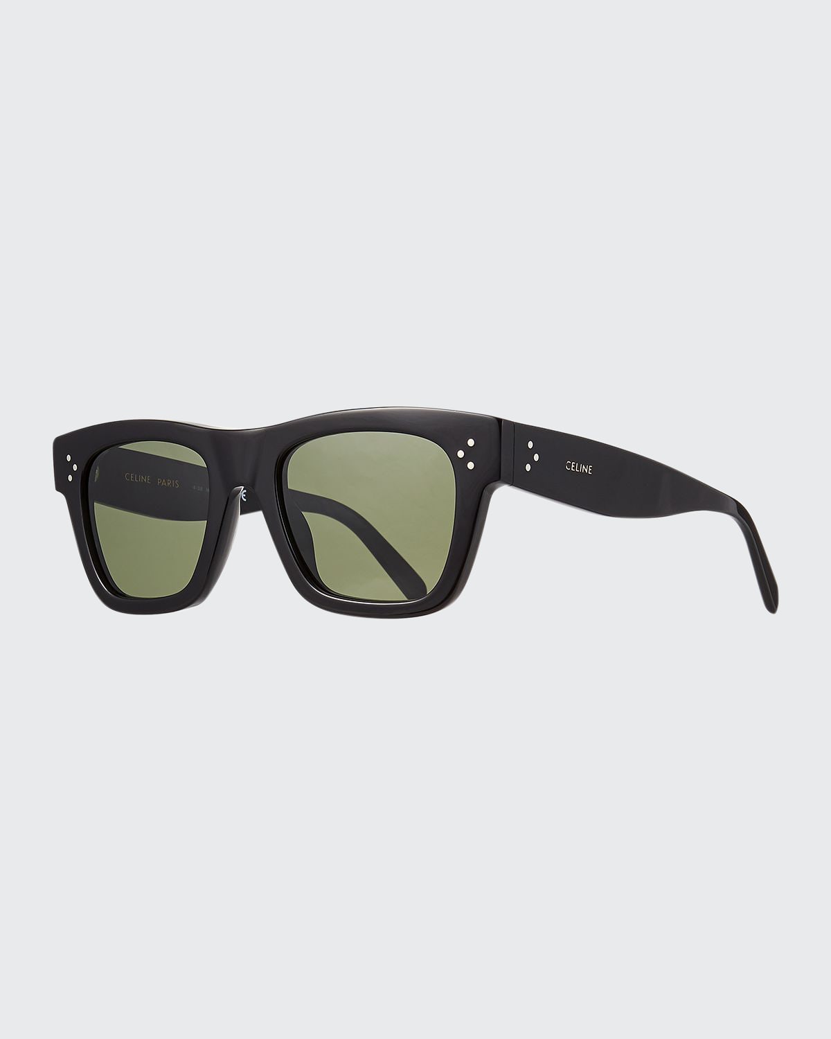 Celine Bold 3 Dots 54mm Geometric Sunglasses In Black